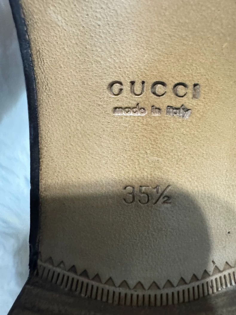 Gucci Gucci Fringed loafers shoes Size US 5 / IT 35 - 7 Thumbnail