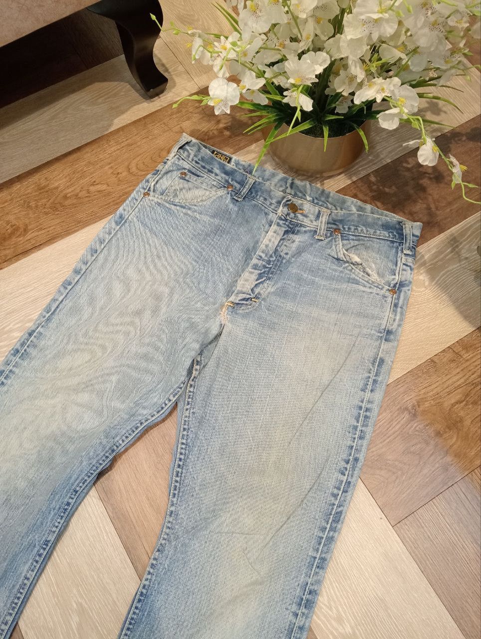 Lee RARE LEE RIDERS VINTAGE SANFORIZED FLARED JEANS - SIZE 34 Size US 34 / EU 50 - 4 Thumbnail