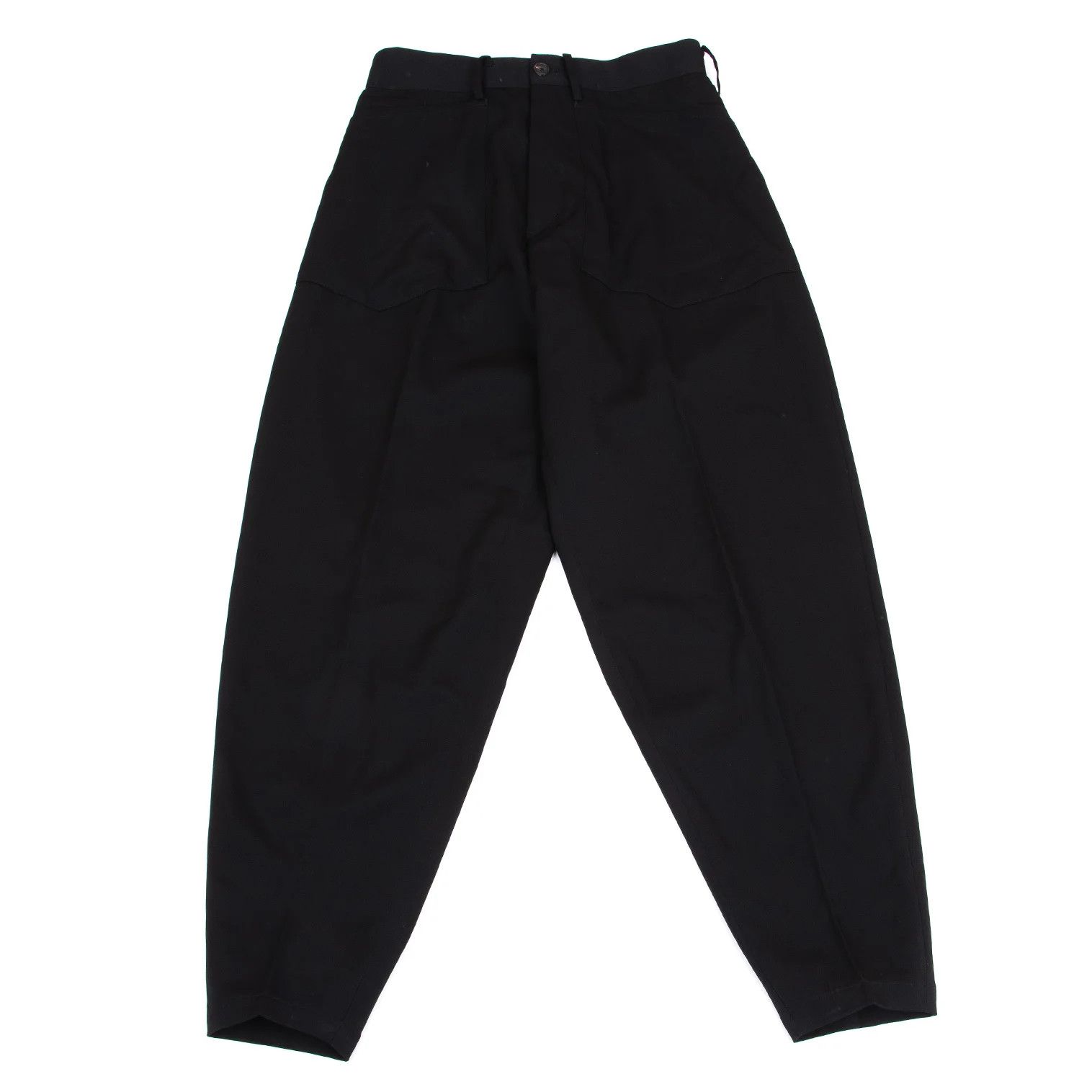 Yohji Yamamoto Yohji Yamamoto Pocket Design Wool Gabardine Pants Size US 38 / EU 54 - 1 Thumbnail