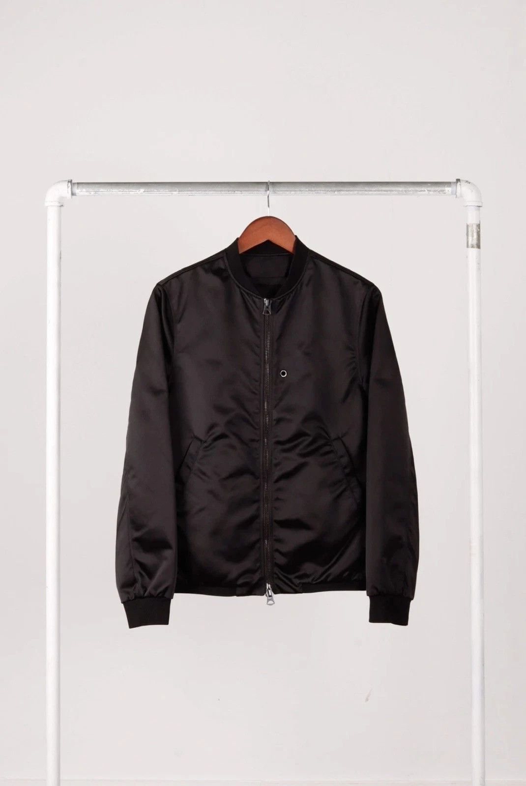 Acne Studios Acne Studios SS17 ‘Selo Light’ Nylon Bomber Jacket Black Size US S / EU 44-46 / 1 - 1 Thumbnail