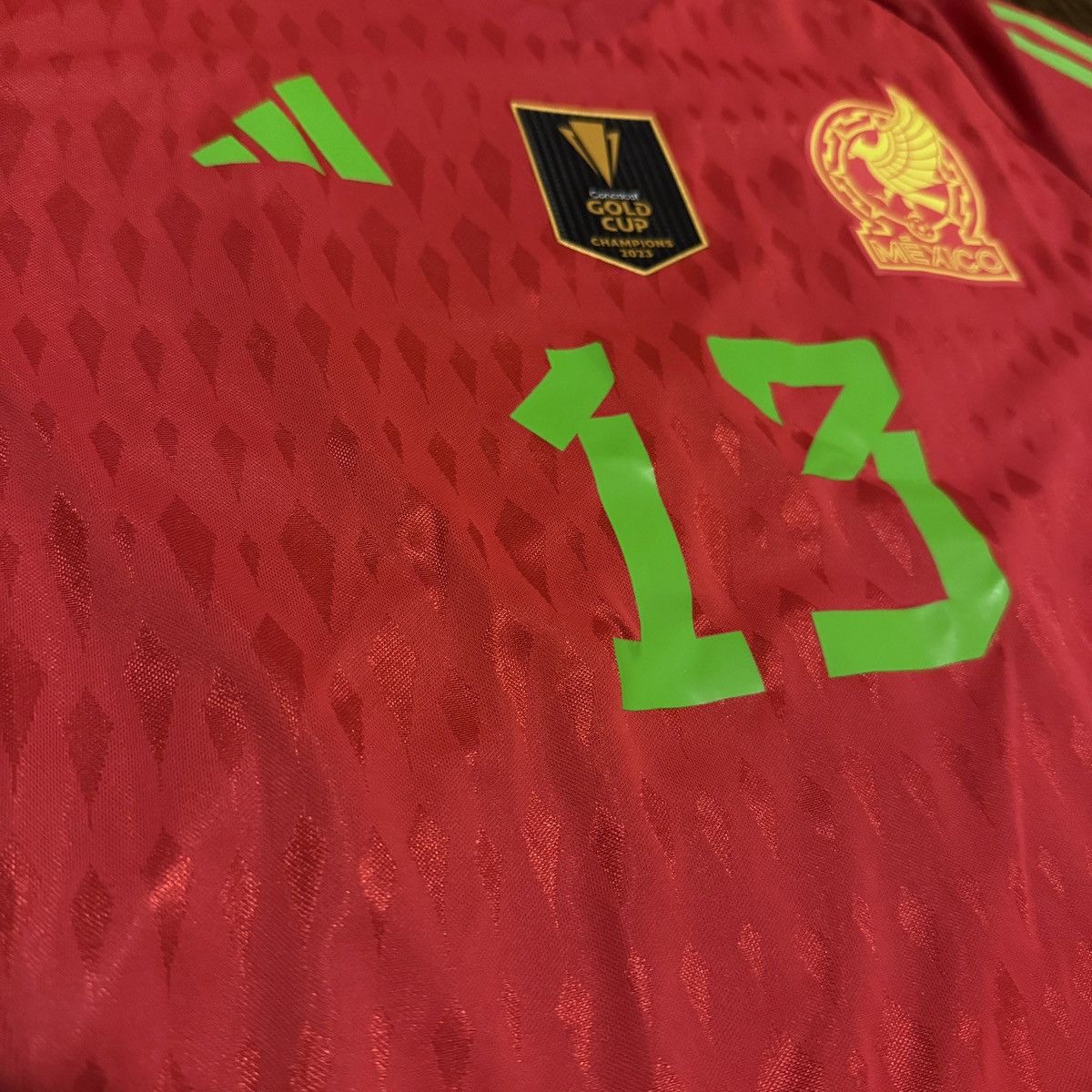 Adidas 2023 Mexico GK Jersey #13 OCHOA Size US L / EU 52-54 / 3 - 6 Thumbnail