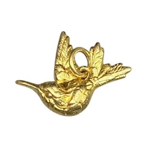 Other Gold-Toned Hummingbird Charm Pendant Size ONE SIZE - 1 Thumbnail