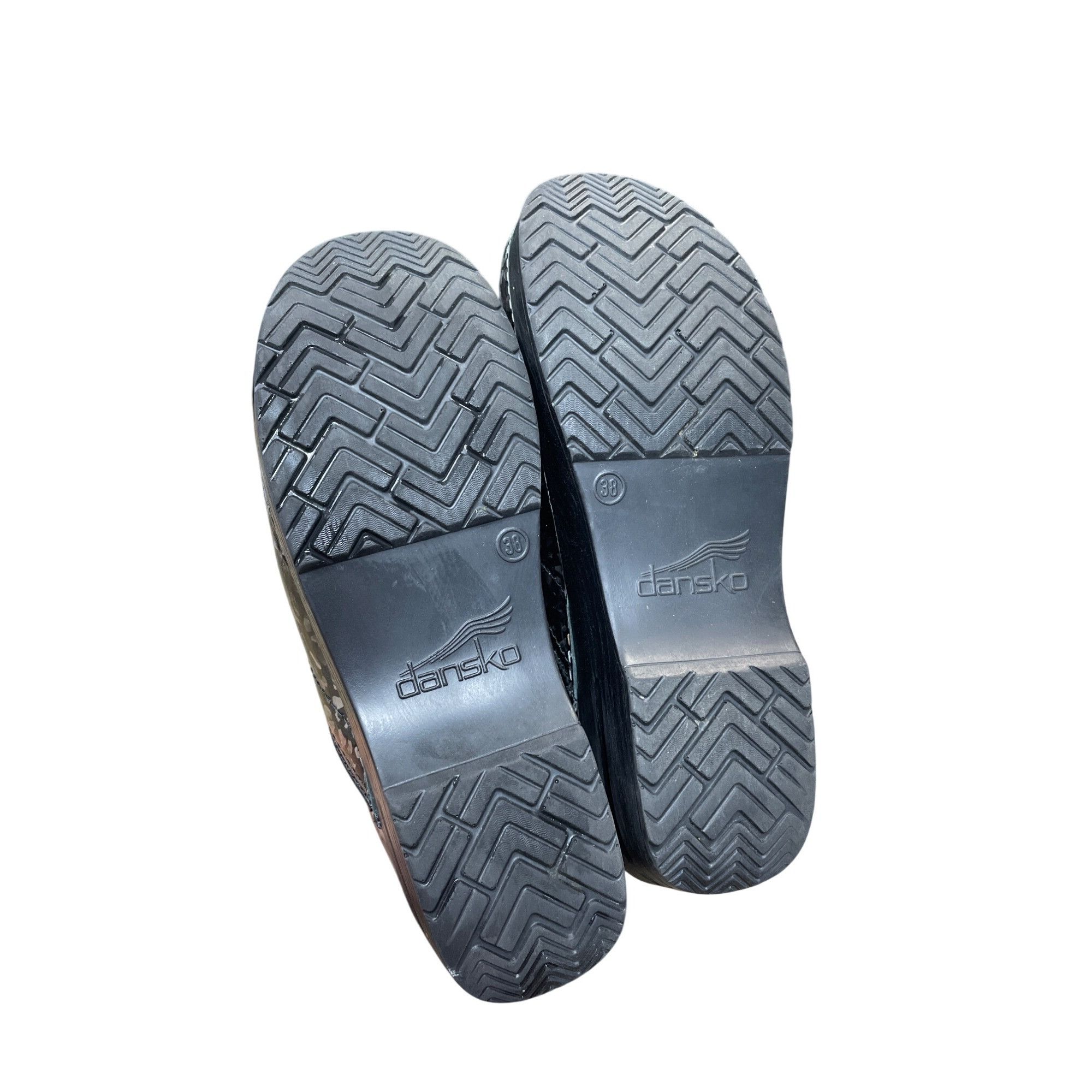Dansko Dansko Womens black gray Professional Clogs Mules nursing sh Size US 8 / IT 38 - 5 Thumbnail