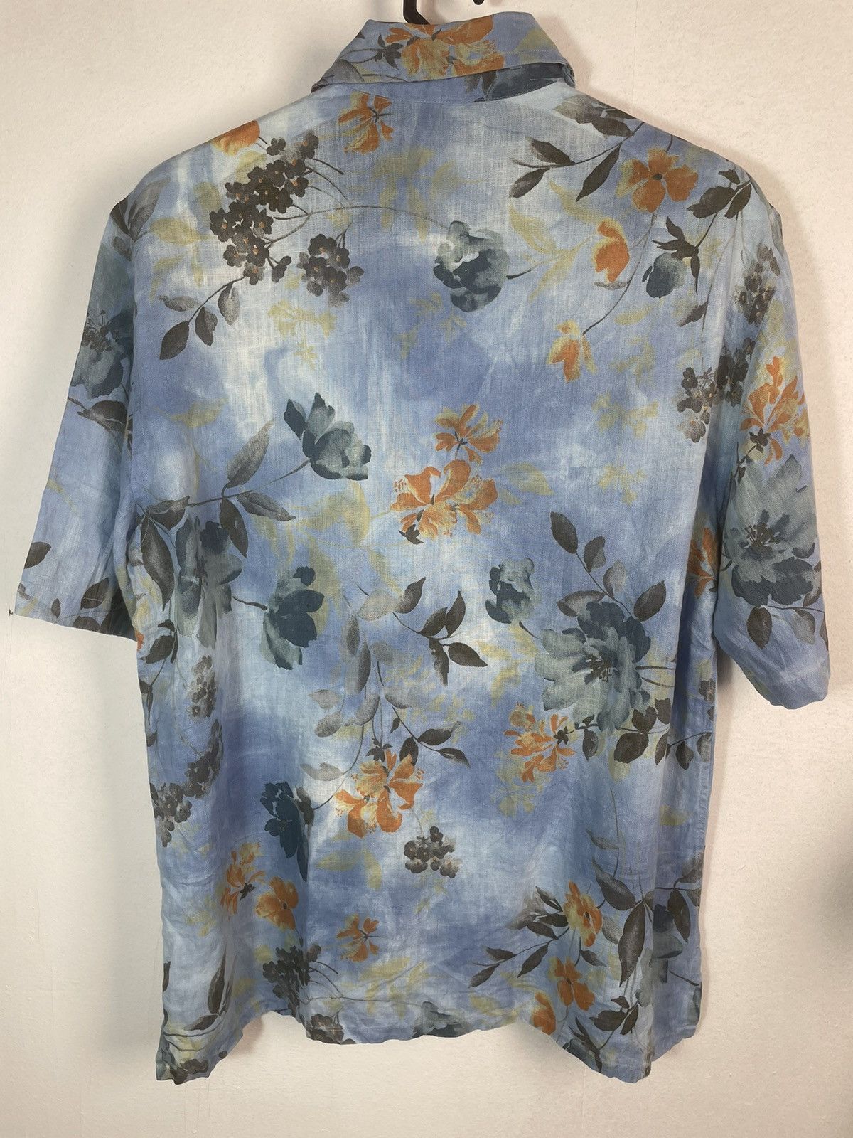Aquascutum × Vintage Vintage Aquascutum Floral Motifs Shirt Size US L / EU 52-54 / 3 - 5 Thumbnail