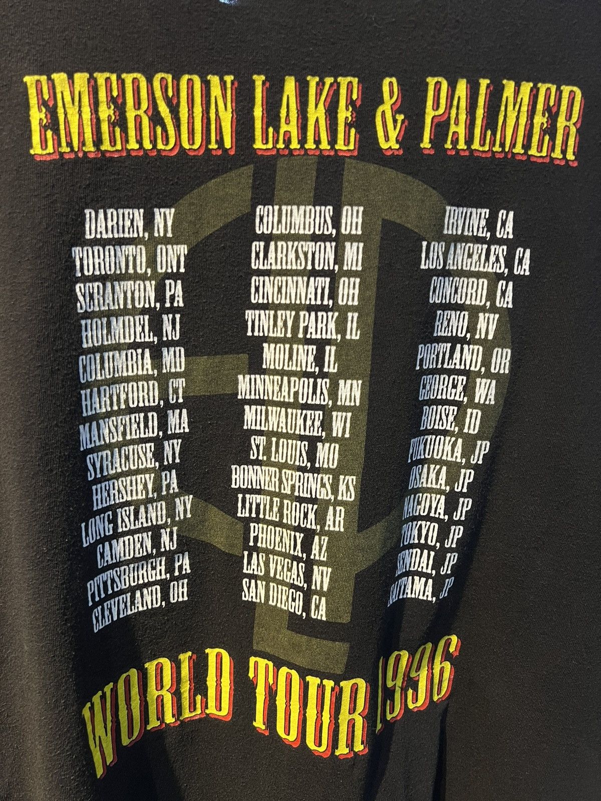 Band Tees × Vintage Vintage Emerson Lake Palmer 1992 Shirt Size US XL / EU 56 / 4 - 4 Thumbnail