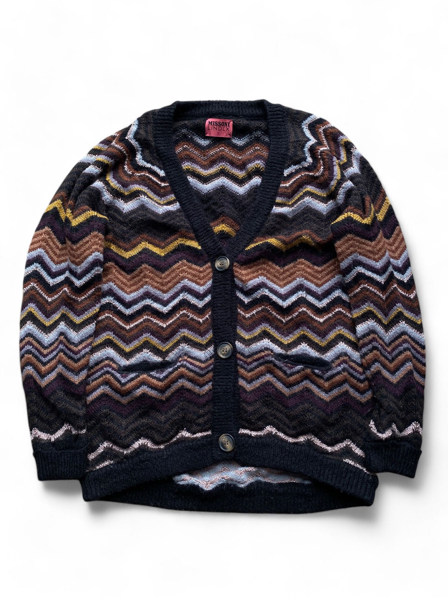 Missoni Missoni Coloured knit Cardigan Mohair Size S / US 4 / IT 40 - 1 Thumbnail