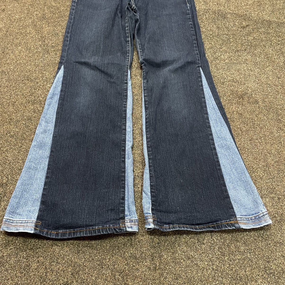 Vintage Y2K Baggy Wide Leg Distressed Flare Jeans Skate Streetwear Size 36" / US 14 / IT 50 - 5 Thumbnail