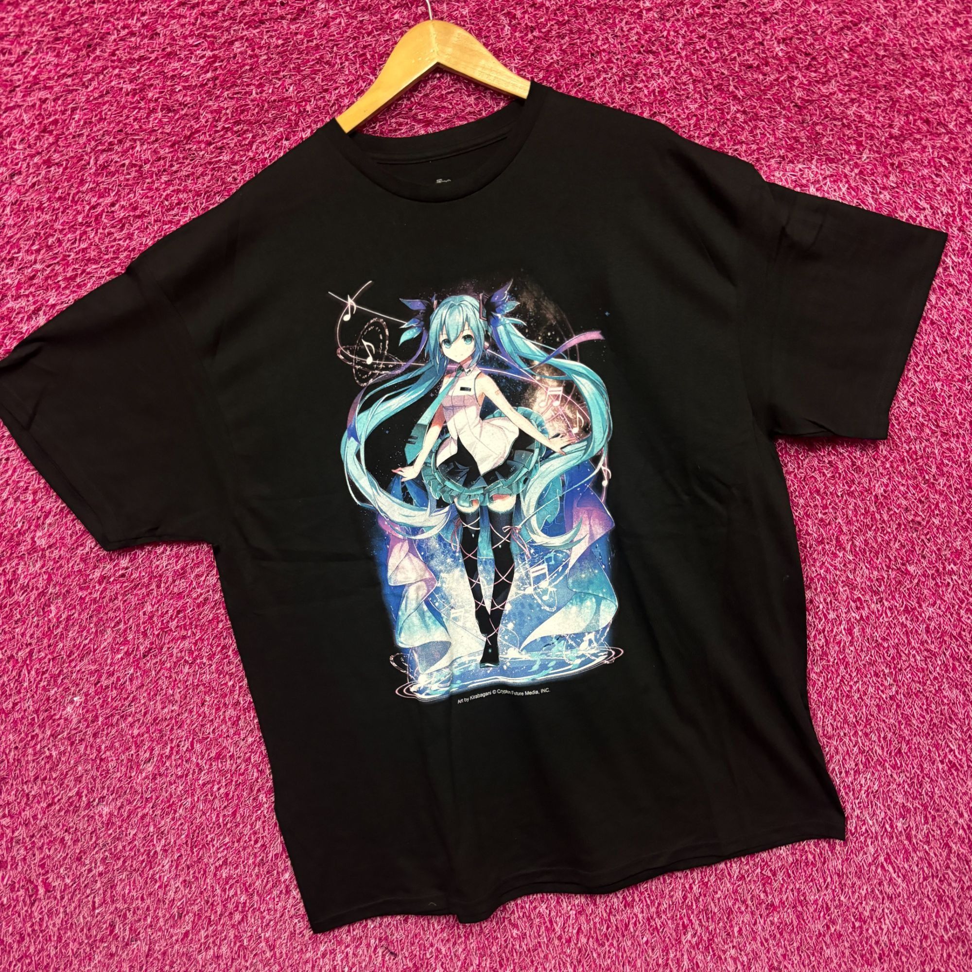 Anime Hatsune Miku Power Up Acid Wash Tshirt size 2xl Size US XXL / EU 58 / 5 - 3 Thumbnail