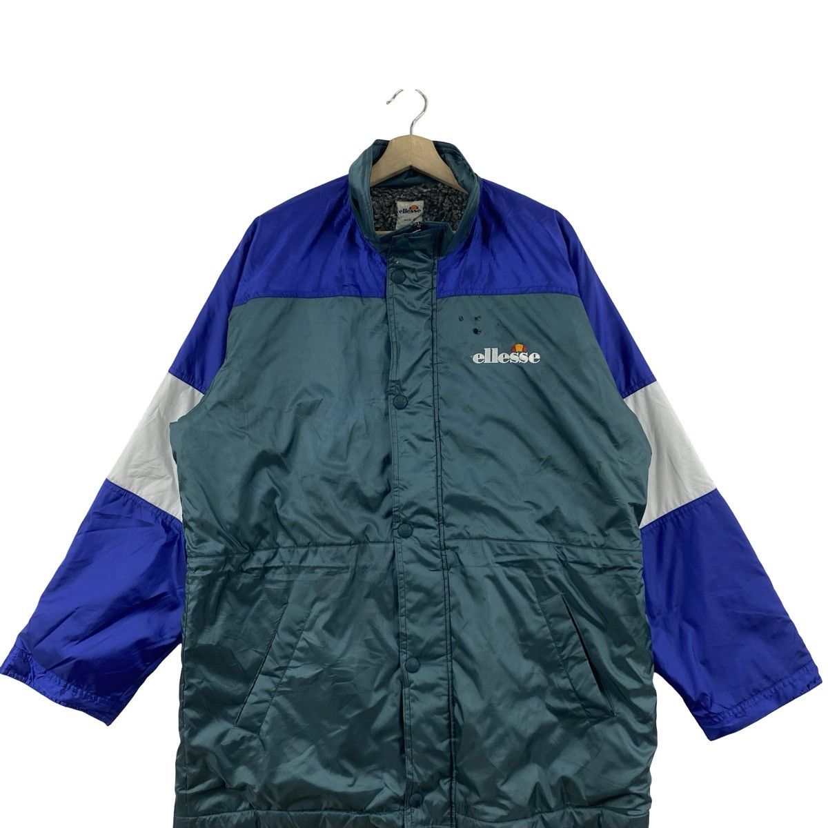 Ellesse Vintage ELLESSE Puffer Jacket Sherpa Winter Coat JASPO Retro Size US XXL / EU 58 / 5 - 5 Thumbnail