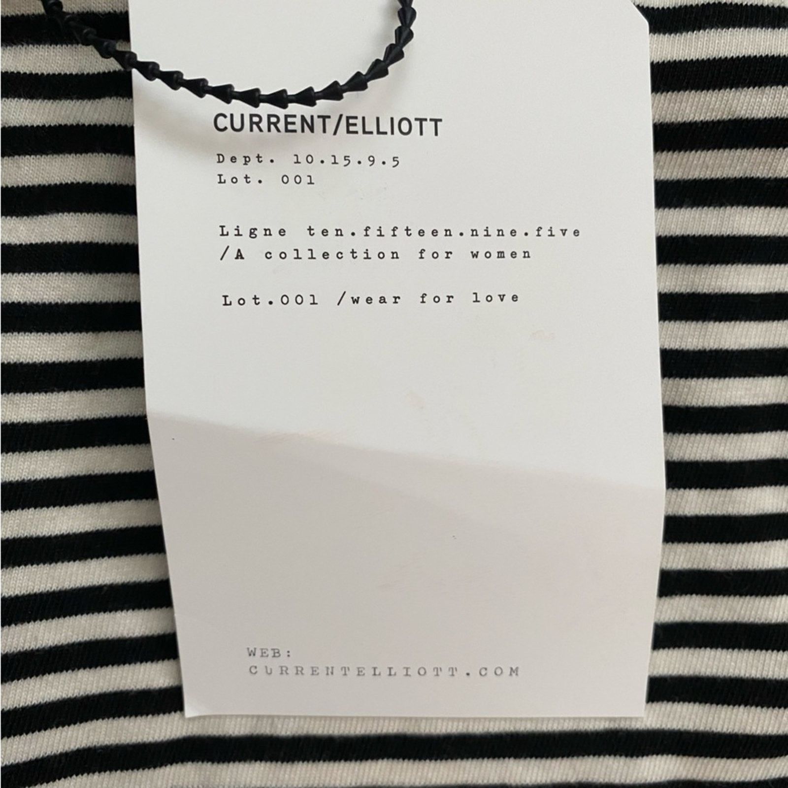 Current/Elliot NWT $138 Current Elliott a The Breton Tee Stripe New 0 XS Size XS / US 0-2 / IT 36-38 - 6 Thumbnail