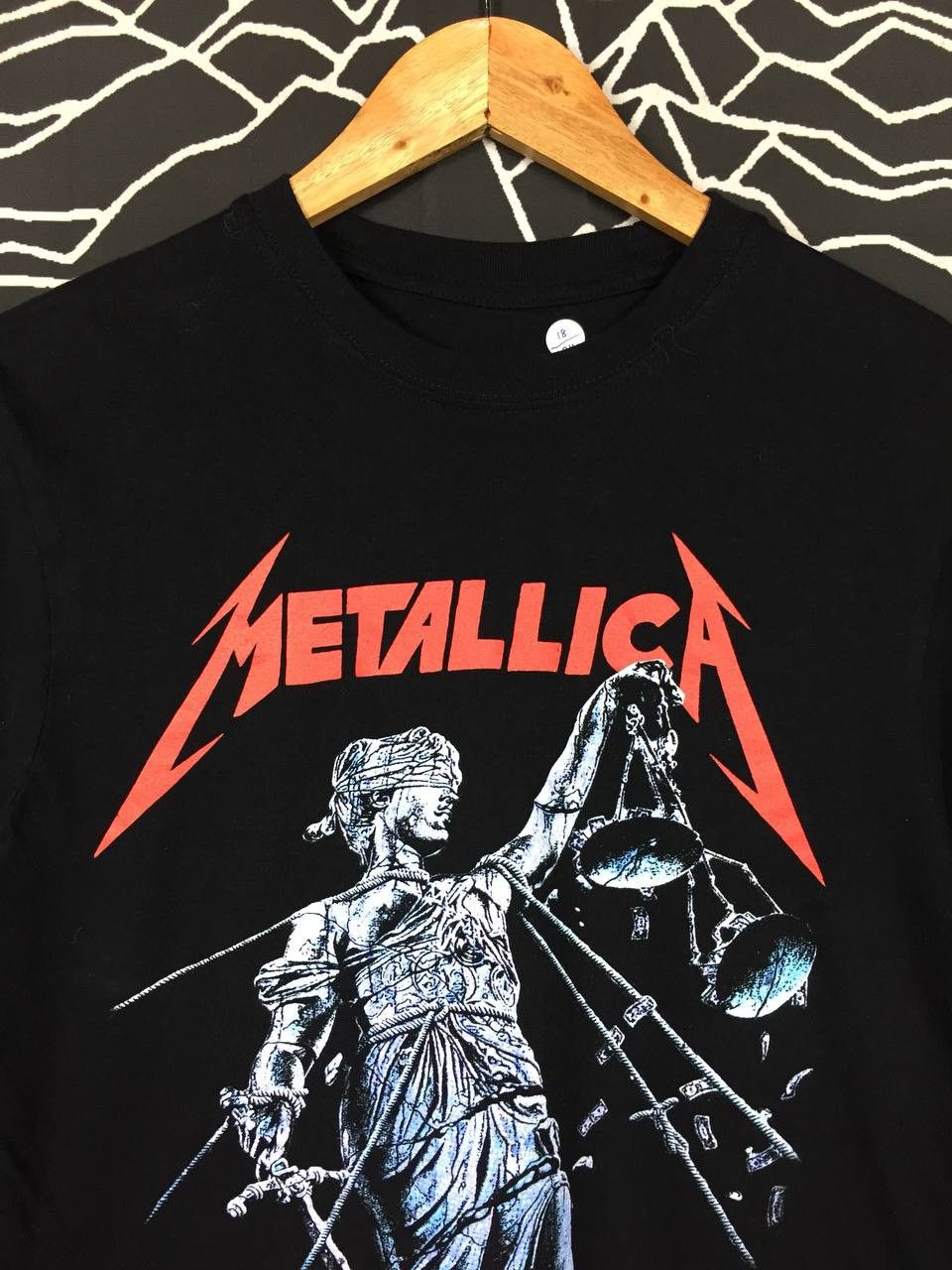Band Tees × Metallica Metallica And Justice For All Rock Band Tee Size US S / EU 44-46 / 1 - 3 Thumbnail