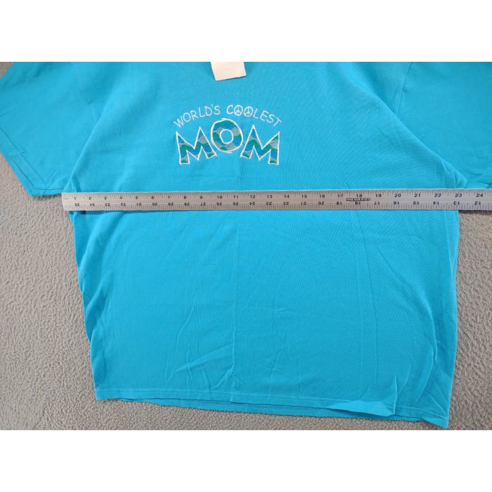 Vintage VINTAGE M&C Energy World's Greatest Mom Embroidered t-Shirt Women's XL Peace NEW Size XL / US 12-14 / IT 48-50 - 4 Thumbnail
