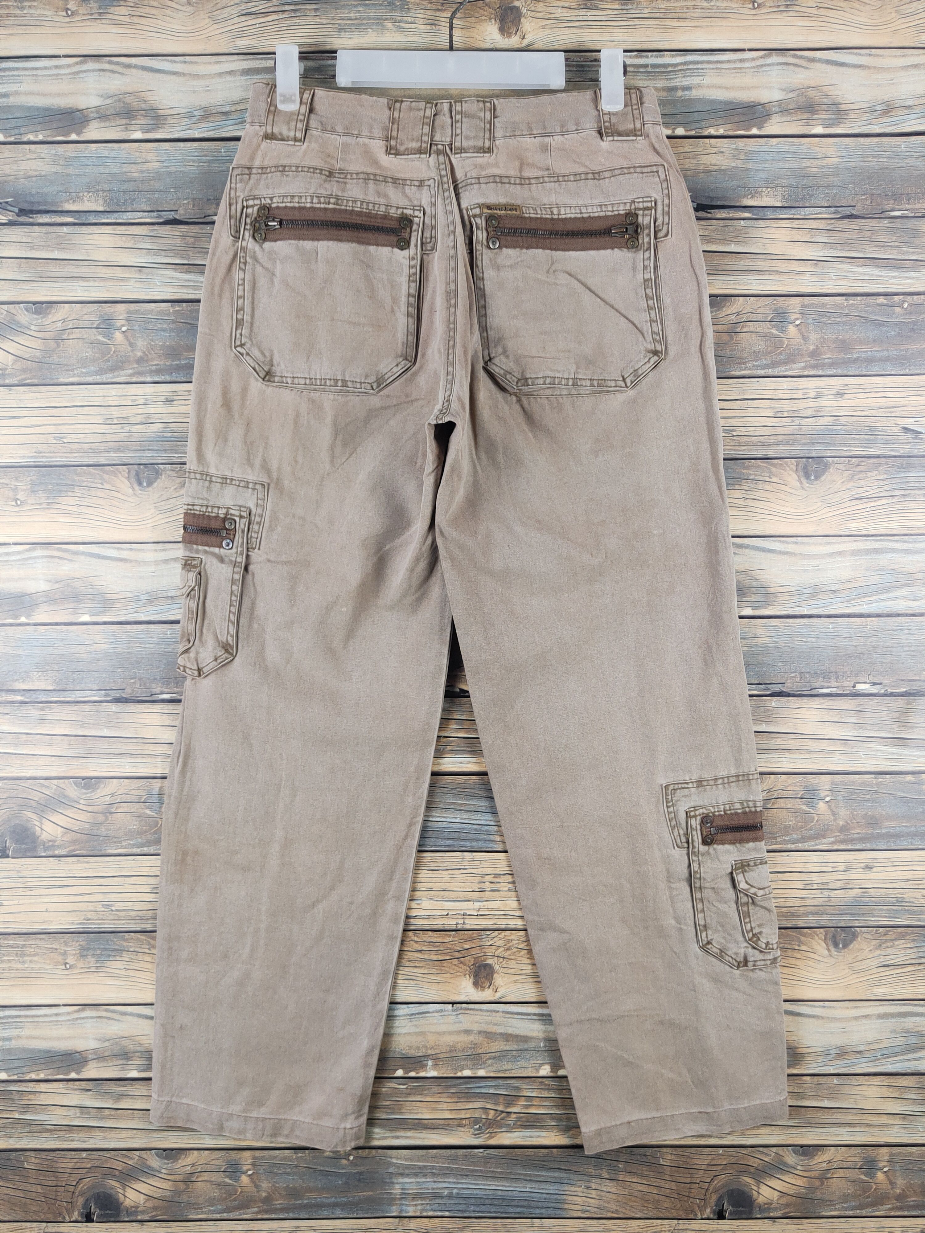 Japanese Brand DL Shane Brown Multipocket Tactical Cargo Pants #1340 Size US 28 / EU 44 - 7 Thumbnail