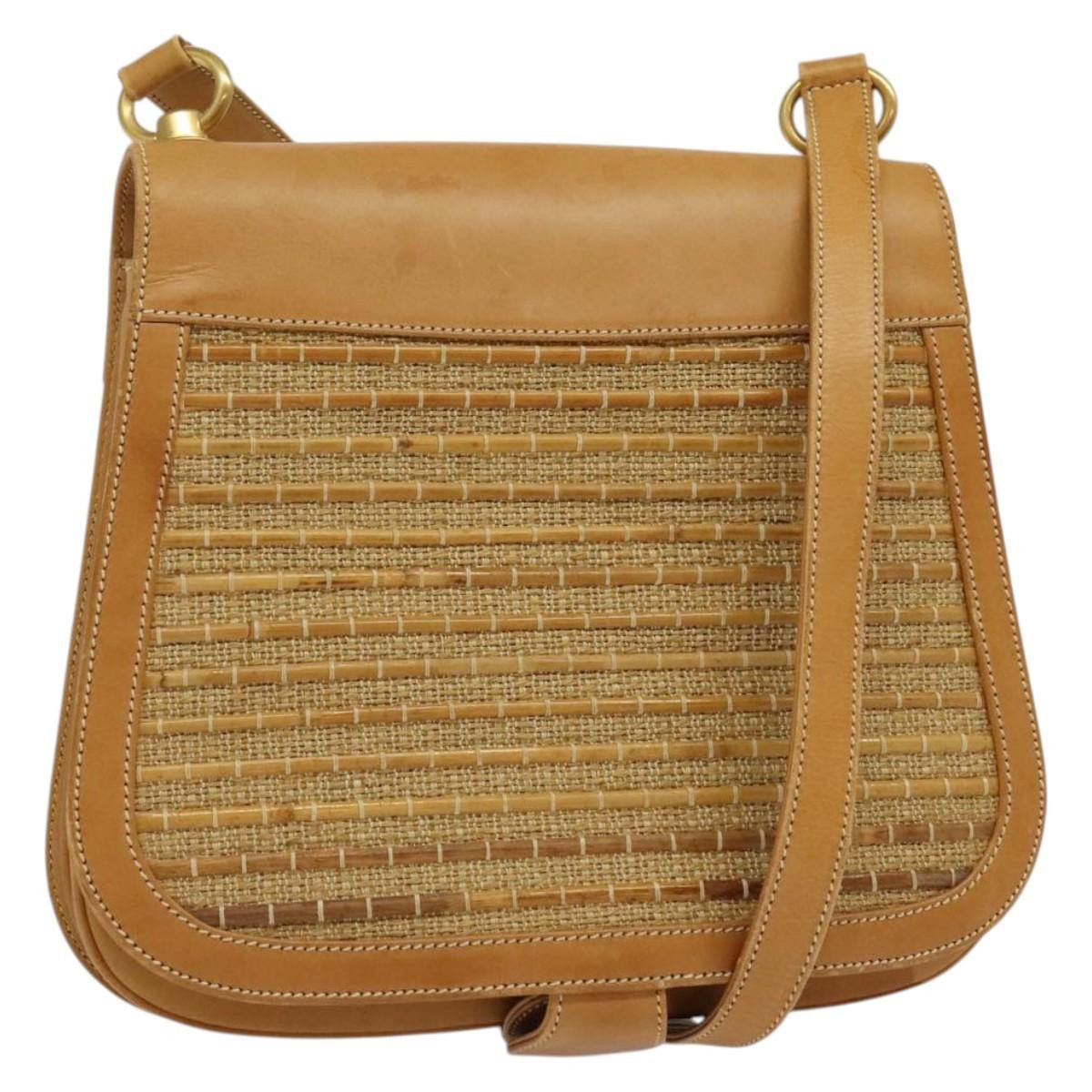Gucci GUCCI Shoulder Bag Leather Beige Gold Size ONE SIZE - 1 Thumbnail