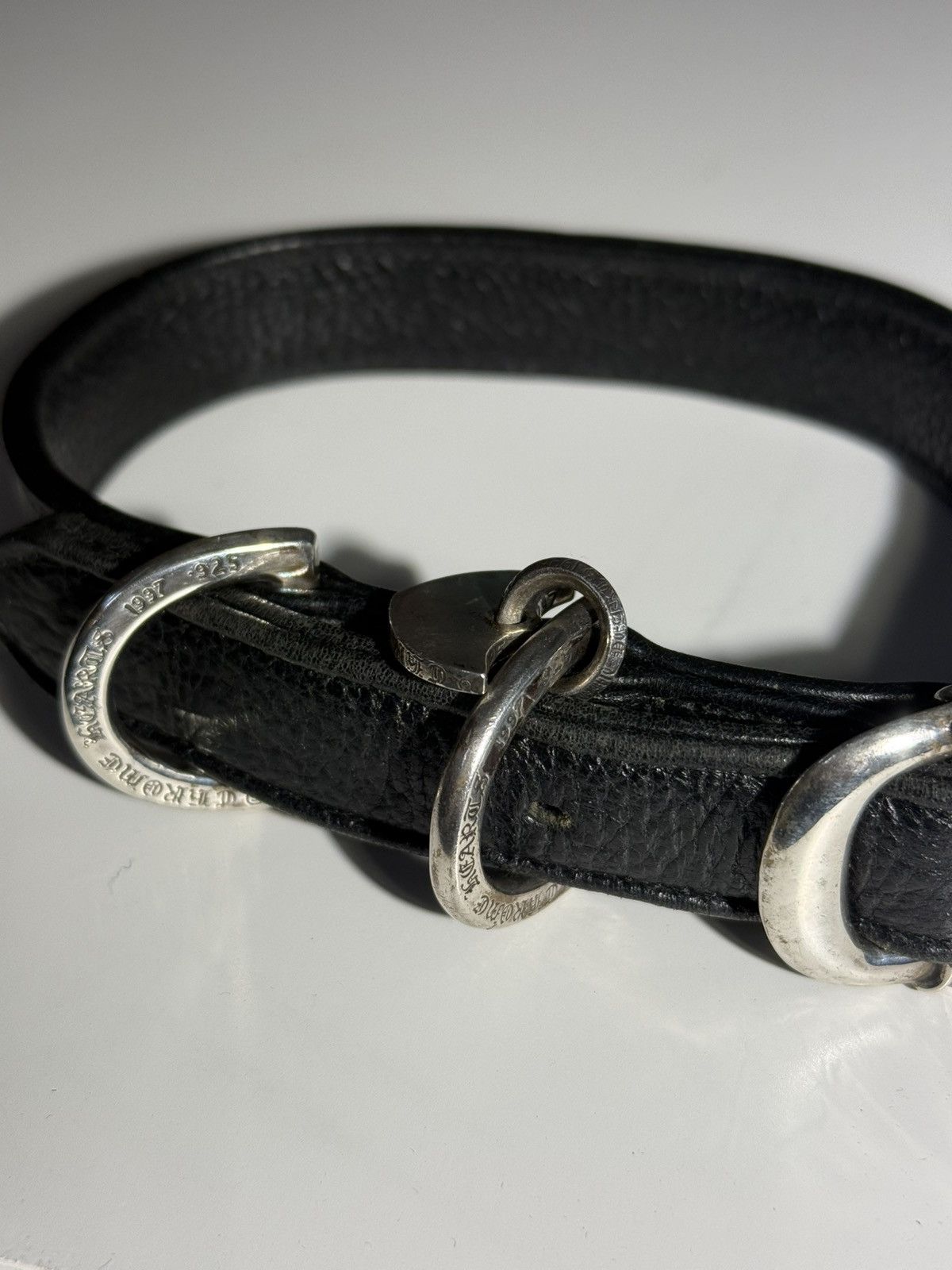 Chrome Hearts Chrome Hearts Leather Dog Collar Size ONE SIZE - 9 Thumbnail