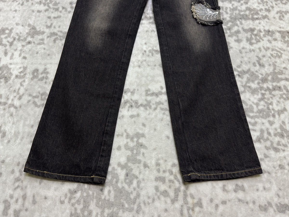 If Six Was Nine Vintage Punk Patchwork Denim Y2K Regular Fit Jeans Size US 26 / EU 42 - 8 Thumbnail