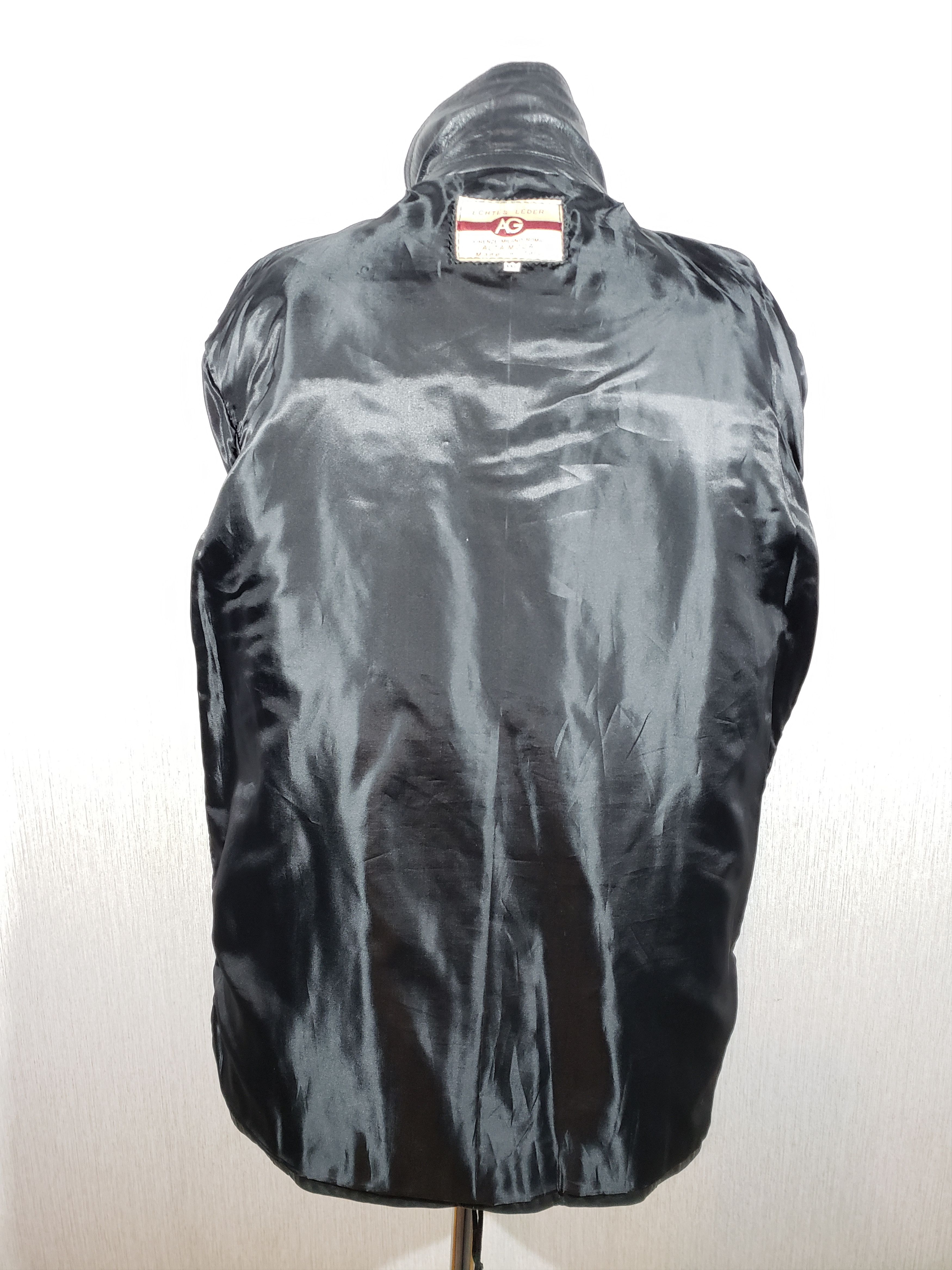 Uniqlo Black men's jacket made of genuine leather. Size US L / EU 52-54 / 3 - 7 Thumbnail