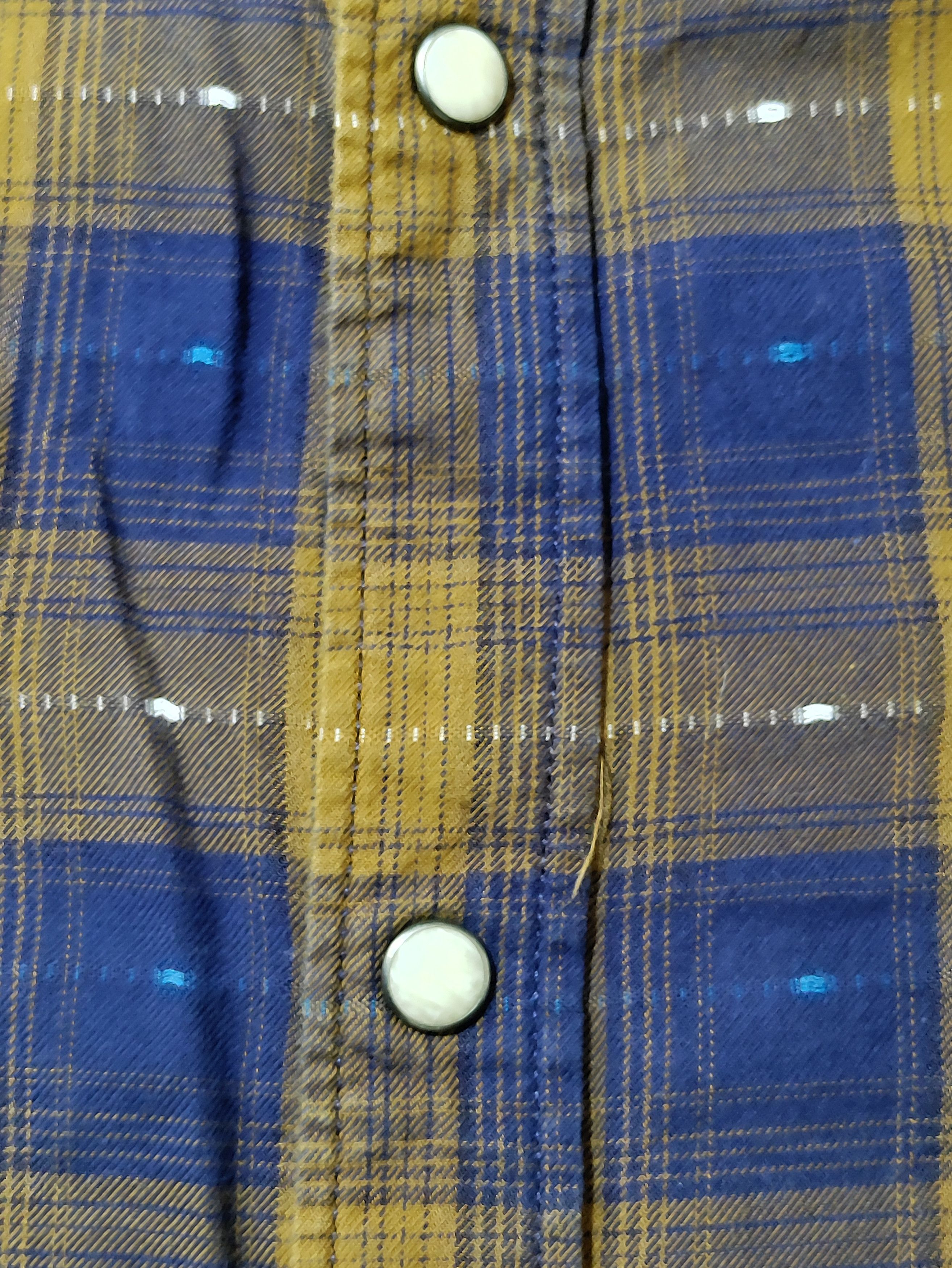 Lucky Brand Lucky Brand Mens Western Shirt Size US XL / EU 56 / 4 - 2 Thumbnail
