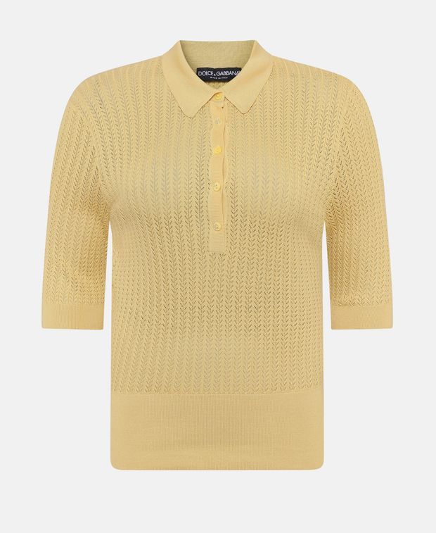 Dolce & Gabbana Silk polo shirt Size XS / US 0-2 / IT 36-38 - 1 Thumbnail