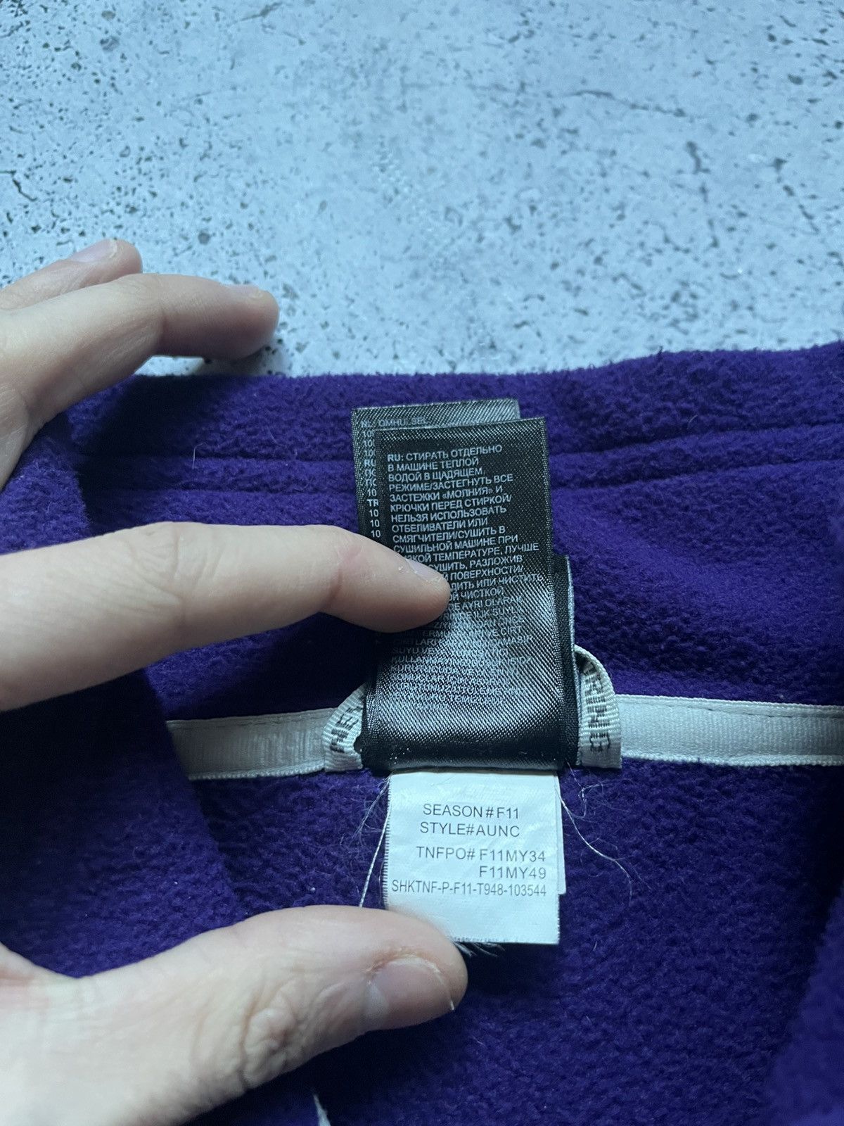 The North Face Vintage The North Face Purple Fleece Jacket Sweatshirt Y2K Size US M / EU 48-50 / 2 - 6 Thumbnail