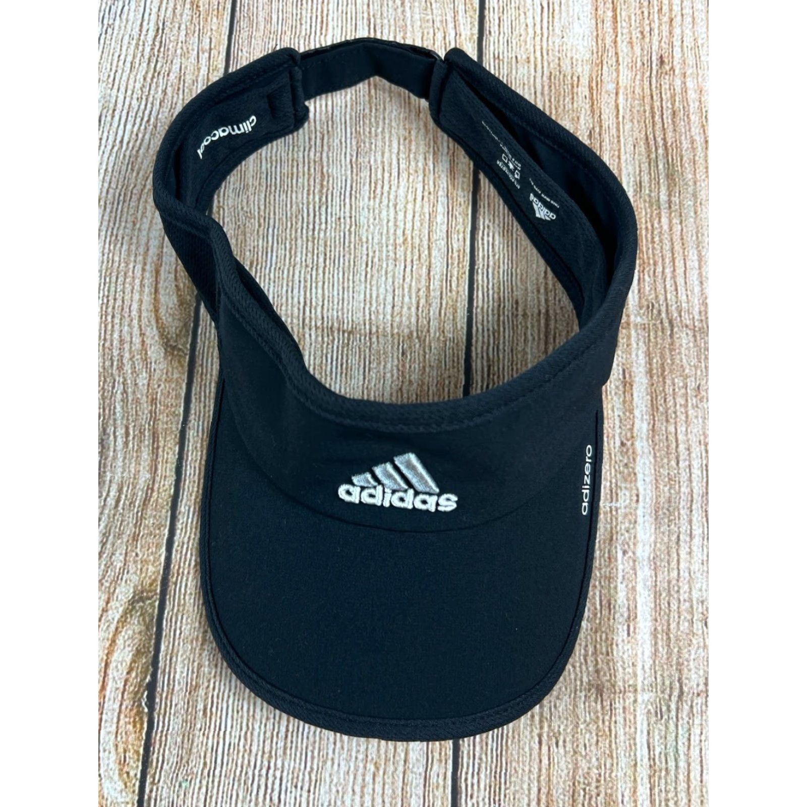Adidas Adidas Visor Adjustable One Size Unisex Adults Black Sports Obvious Adizero Golf Outdoors Size ONE SIZE - 4 Thumbnail