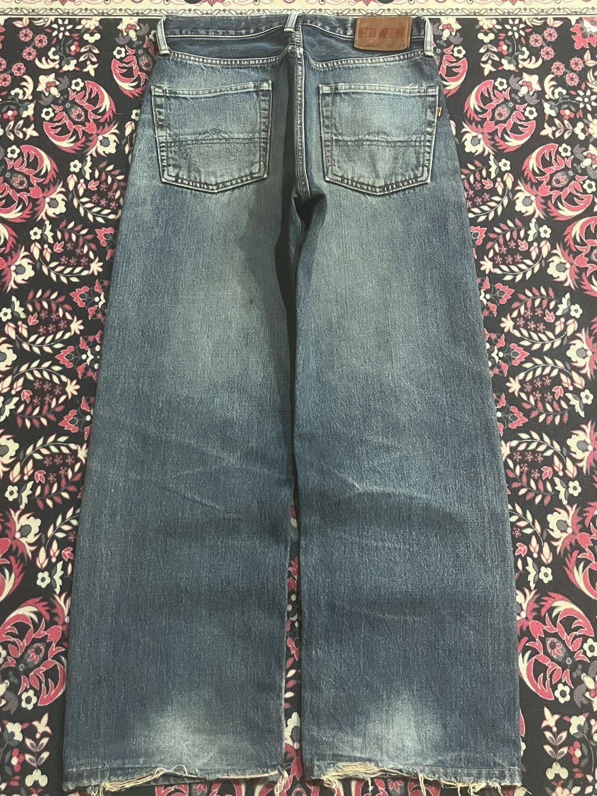 Acne Studios Vintage Edwin 505X Japan Rusty Blue Distressed Selvedge Jean Size US 28 / EU 44 - 2 Thumbnail