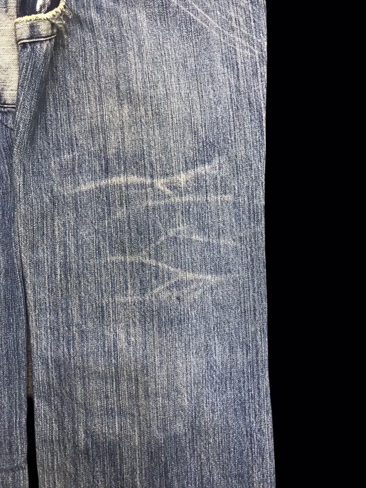 Designer 💥DENIM ART💥ZEROSAIL Japan Distressed Patchwork Denim F176 Size US 34 / EU 50 - 12 Thumbnail