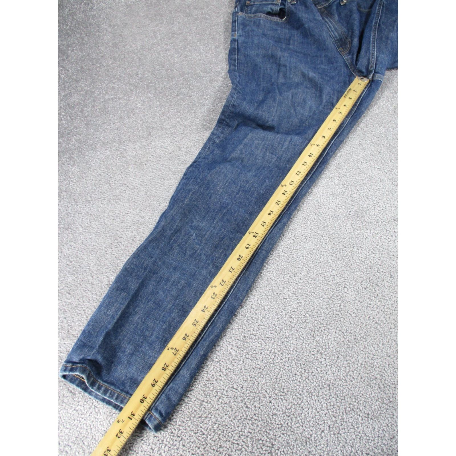 Everlane Everlane Jeans Mens 38 Dark Wash Denim Slim 38X31 Slim Regular Denim Jeans Mens 38 Dark Blue 90s? Size US 38 / EU 54 - 5 Thumbnail