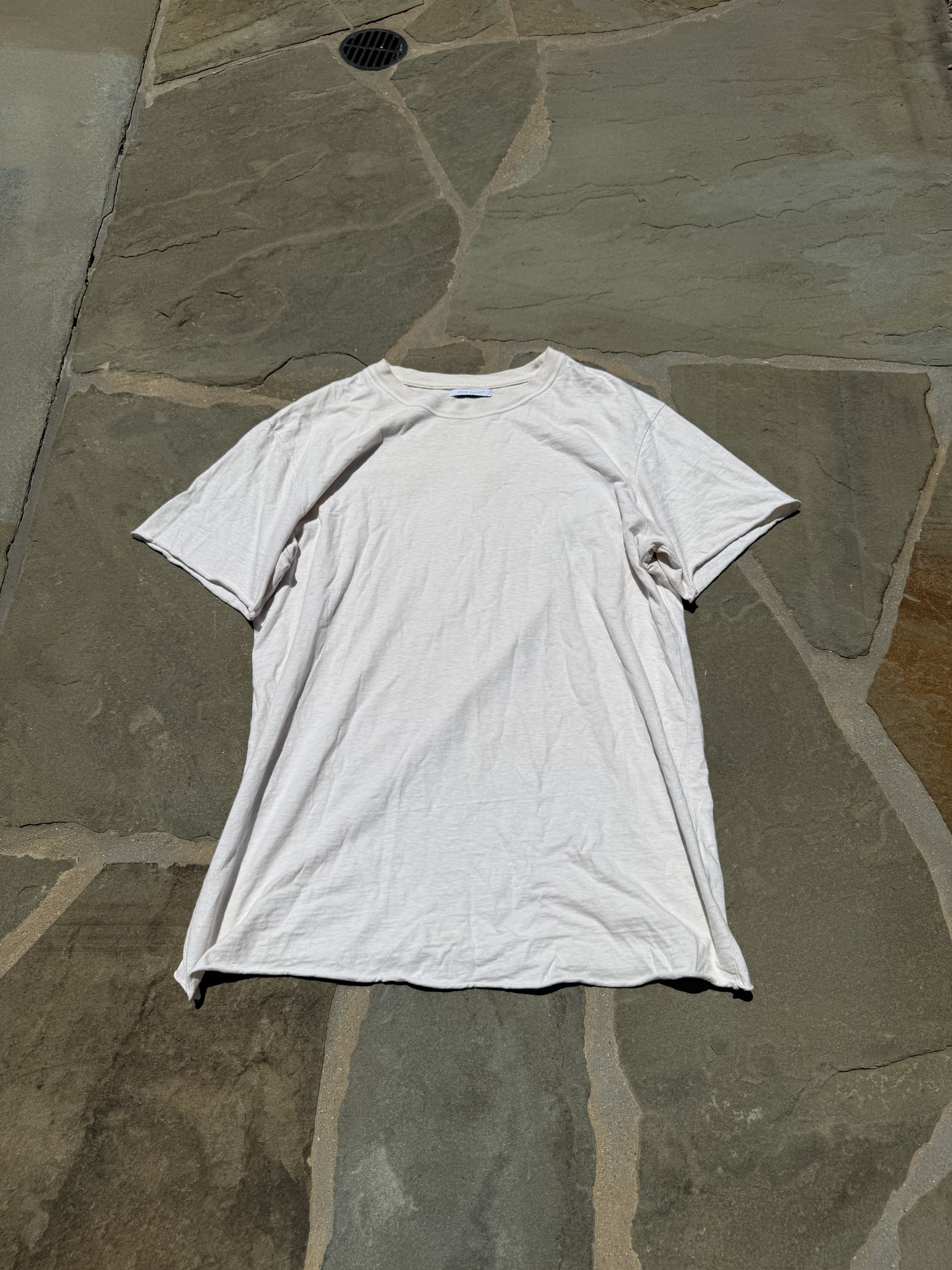 John Elliott White John Elliot Tee Size US L / EU 52-54 / 3 - 1 Thumbnail