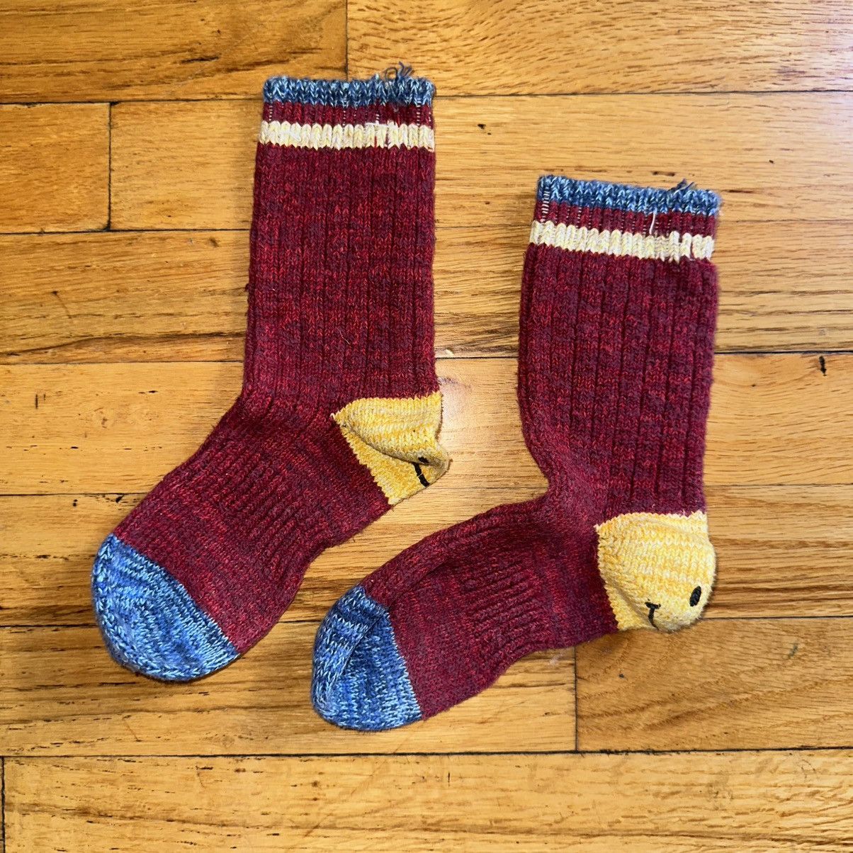 Kapital Knit smiley socks Size ONE SIZE - 3 Thumbnail