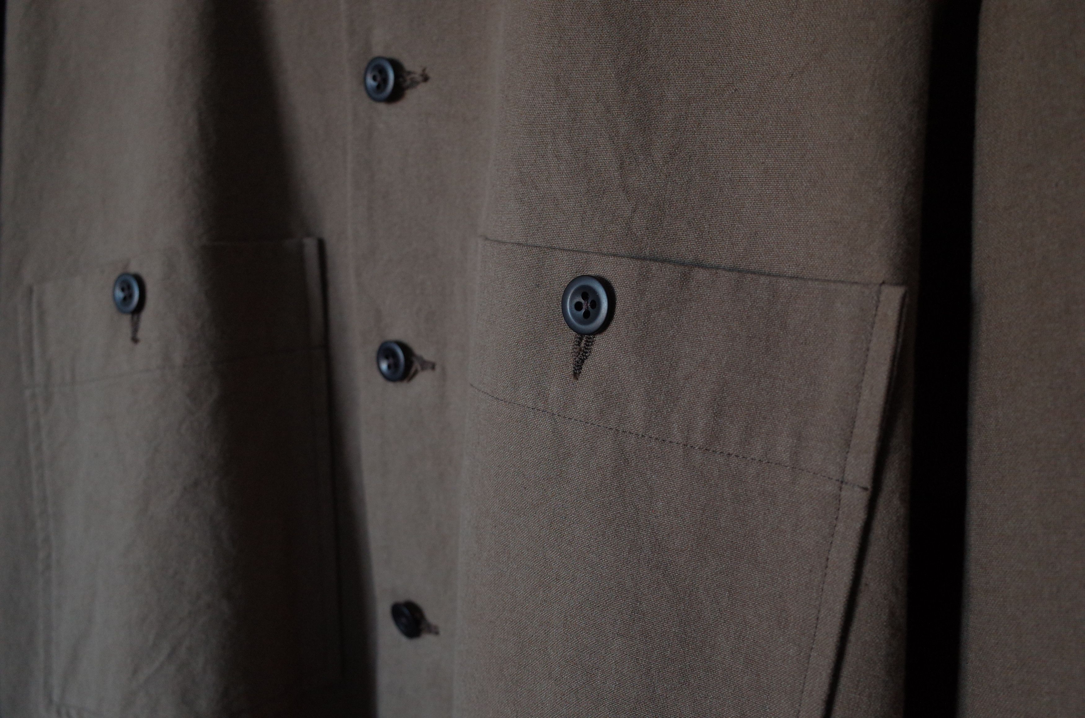 Ss25 Evan Kinori Field Shirt Two Undyed Organic Cotton in Beige, Men's (Size M) — image 4 of 6
