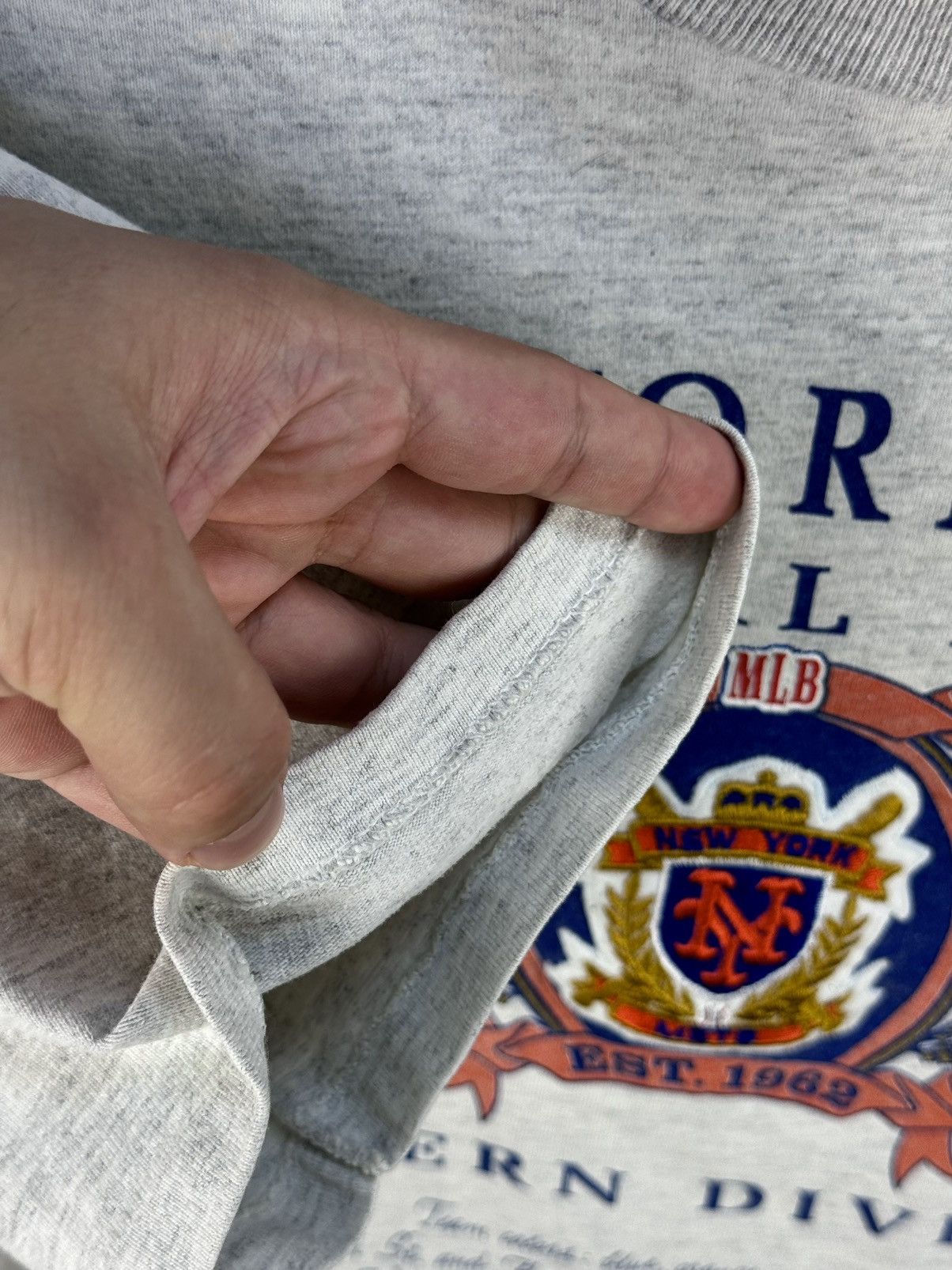 Nutmeg × Vintage NEW YORK METS Nutmeg Mills MLB Made in USA Vintage T-Shirt Size US M / EU 48-50 / 2 - 9 Thumbnail