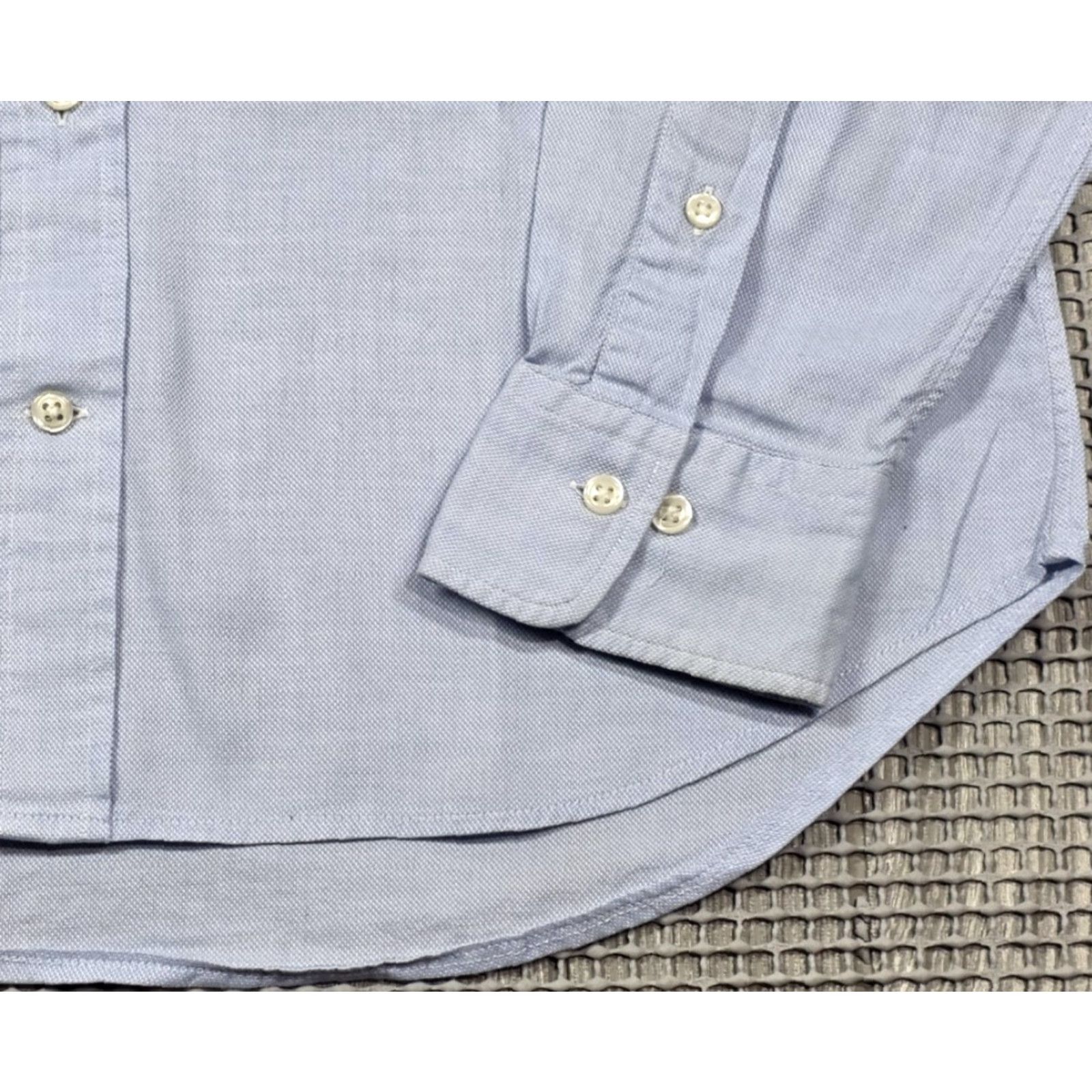 Polo Ralph Lauren Polo Ralph Lauren Oxford Stretch Button Up Shirt 15.5-39 Long Sleeve Blue Shirt Mens Regular Cotton Spandex Dress Shirt Vintage No Size US L / EU 52-54 / 3 - 3 Thumbnail