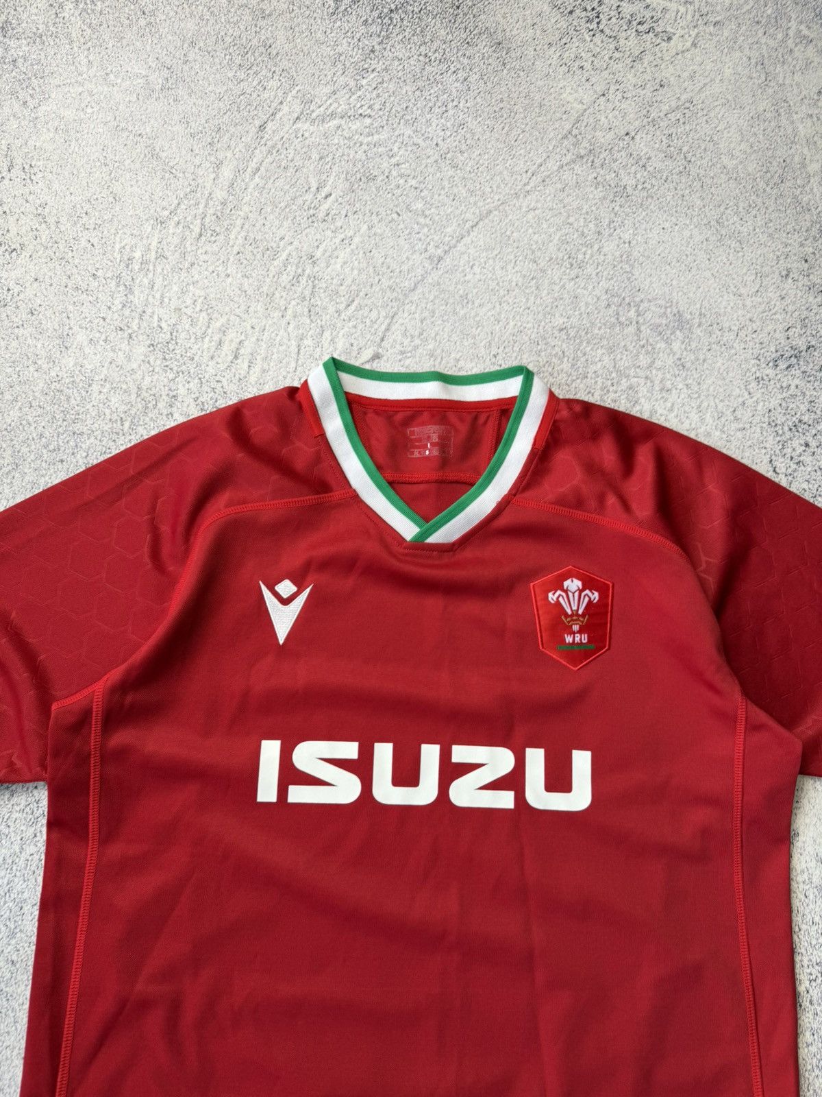Vintage Wales Rugby Union Home Shirt 2020/2021 - Macron Jersey Red Size US L / EU 52-54 / 3 - 8 Thumbnail