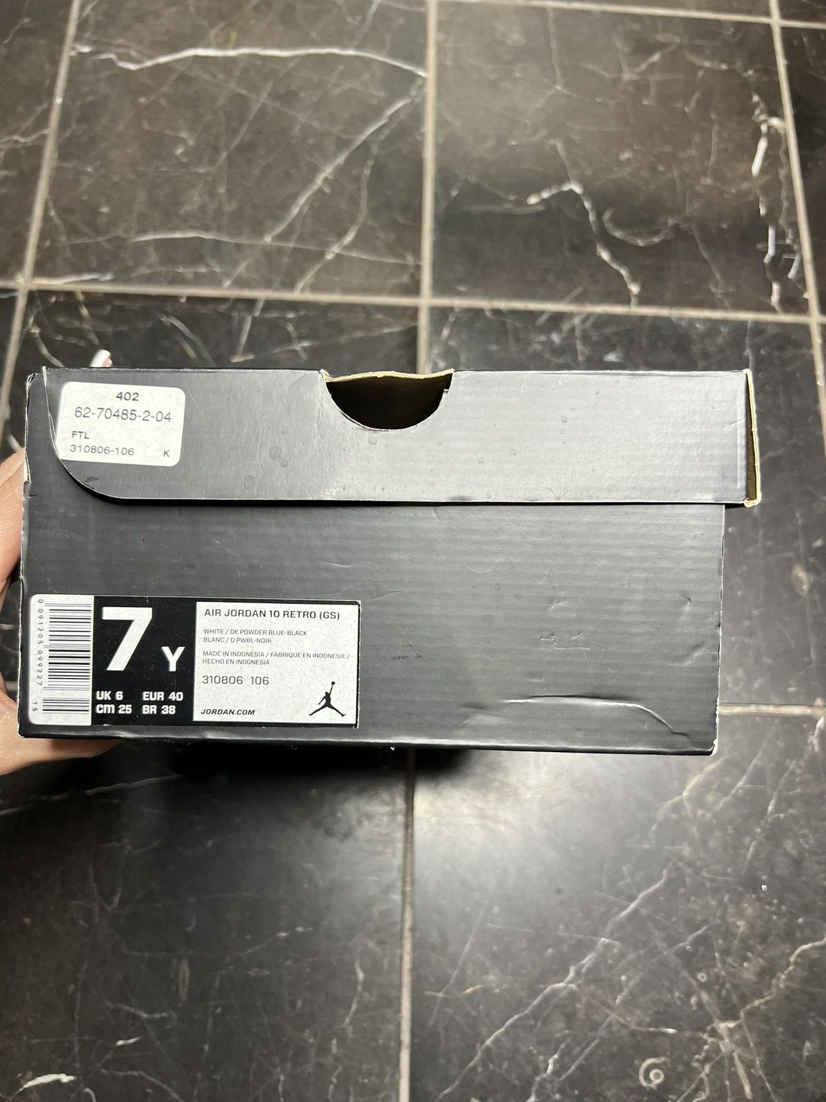 Jordan Brand Jordan Powder Blue 10 (2014) GS 7Y Size US 7 / IT 37 - 9 Thumbnail