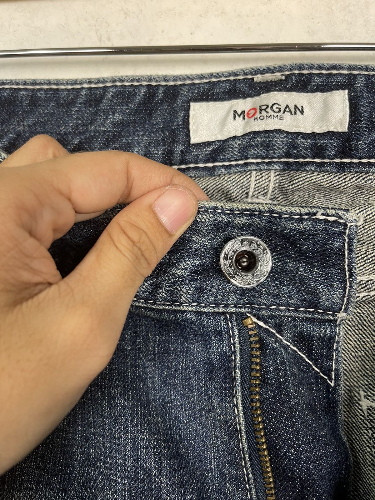 GOSTAR DE FUGA Morgan Homme High Waist Flare Jeans Size US 30 / EU 46 - 14 Thumbnail