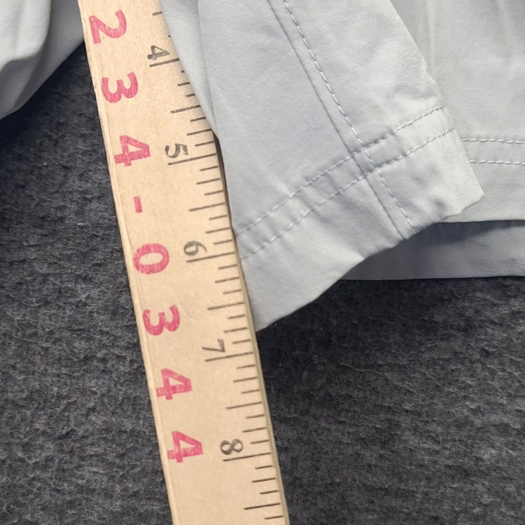 Vintage Columbia PFG Shorts Womens 10 Regular Mid Rise Hiking Fishing Outdoor Nylon Gray Microfiber 7in Inseam Pockets UPF Quick Dry Size 32" / US 10 / IT 46 - 6 Thumbnail