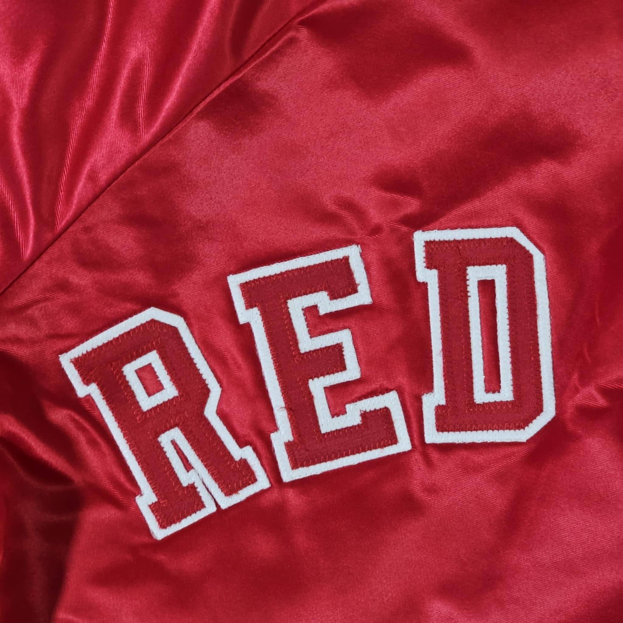 Chalk Line × NHL × Vintage Detroit Red Wings Vintage 80s Chalk Line Bomber Jacket Size US M / EU 48-50 / 2 - 6 Thumbnail