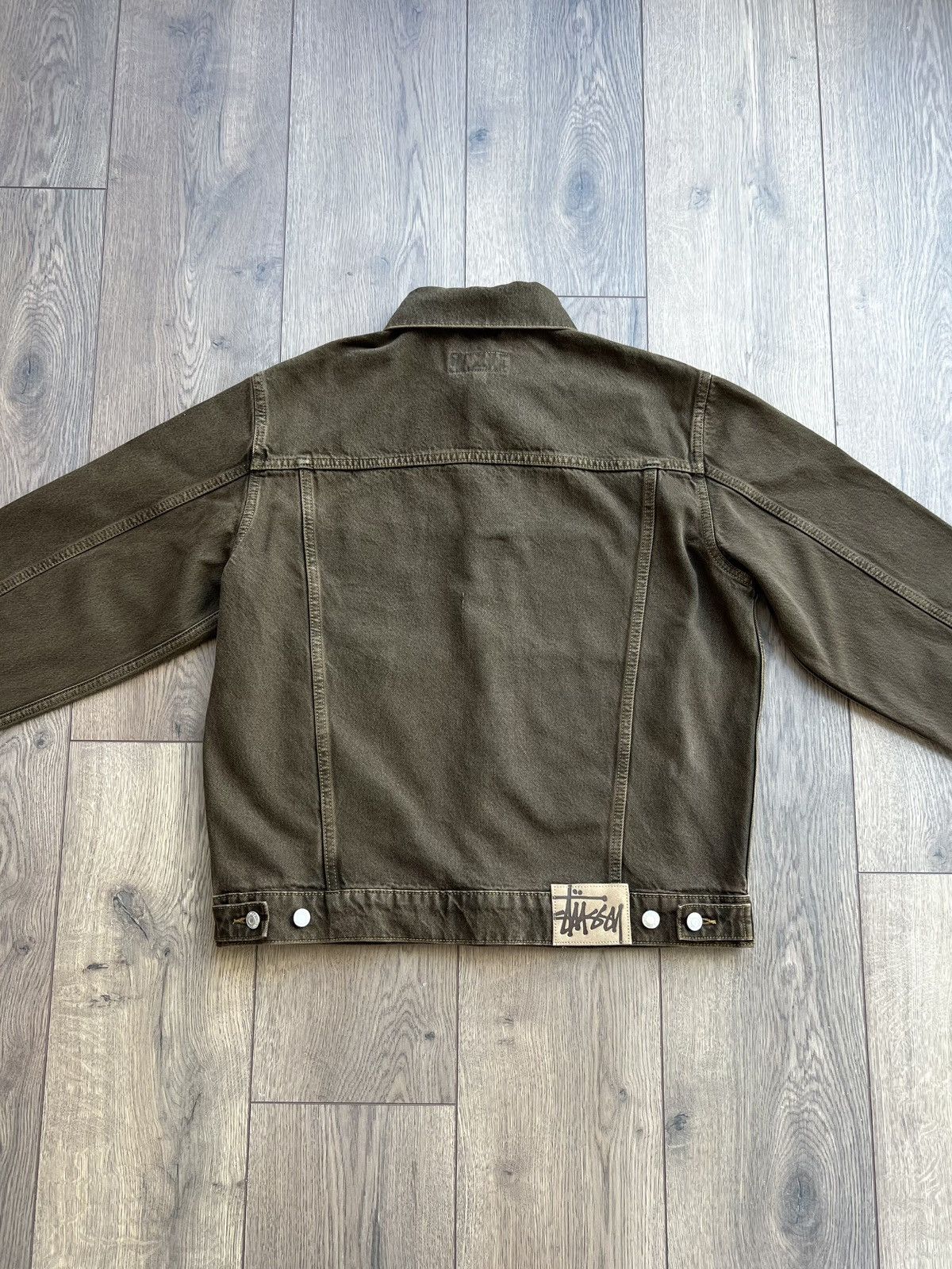 Stussy Stussy Denim Trucker Jacket Brown Medium Size US M / EU 48-50 / 2 - 6 Thumbnail