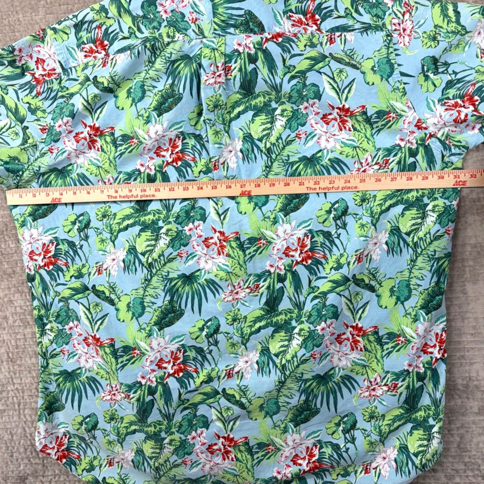 Ralph Lauren Ralph Lauren 3XLT Tropical Floral Button Down Shirt Blue Cotton Big & Tall Casual Size US XXL / EU 58 / 5 - 5 Thumbnail