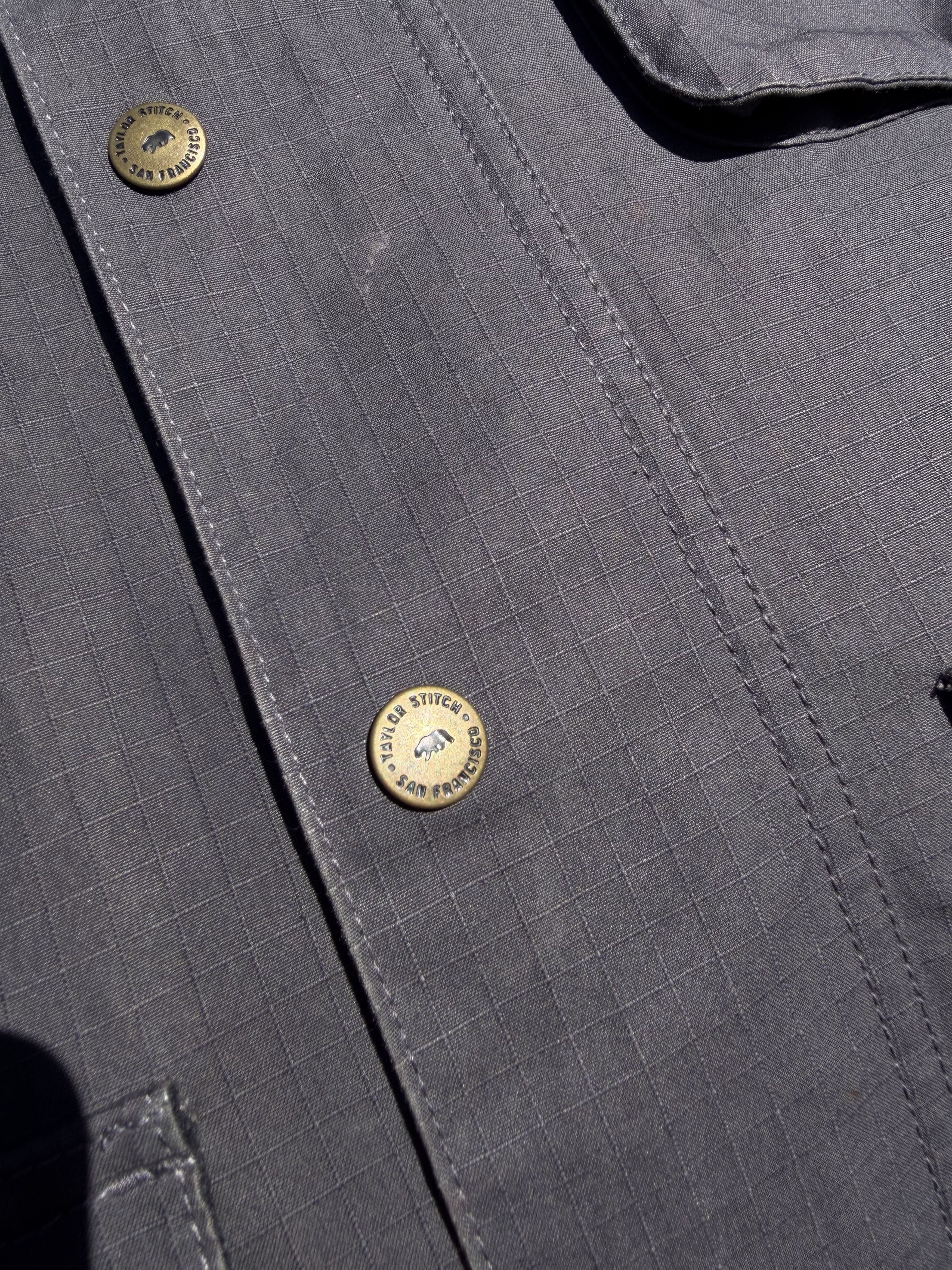 Taylor Stitch Taylor Stitch Rover Jacket Ripstop Slate Dry Wax Small 38 Size US S / EU 44-46 / 1 - 7 Thumbnail
