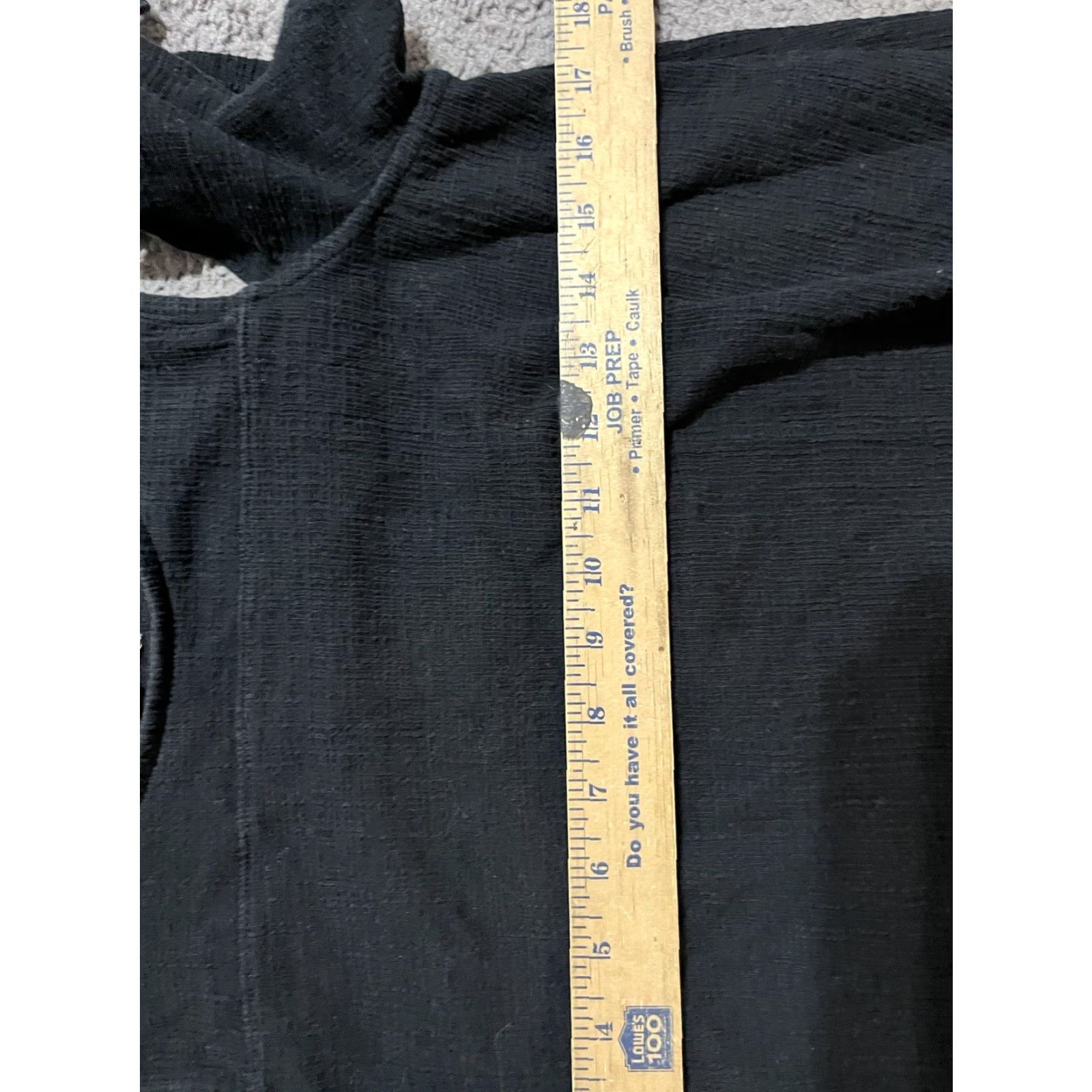 Madewell VINTAGE Madewell Skylark Cold Shoulder Blouse Womens Size Small Black Cropped Casual Alice in Wonderland Size S / US 4 / IT 40 - 4 Thumbnail