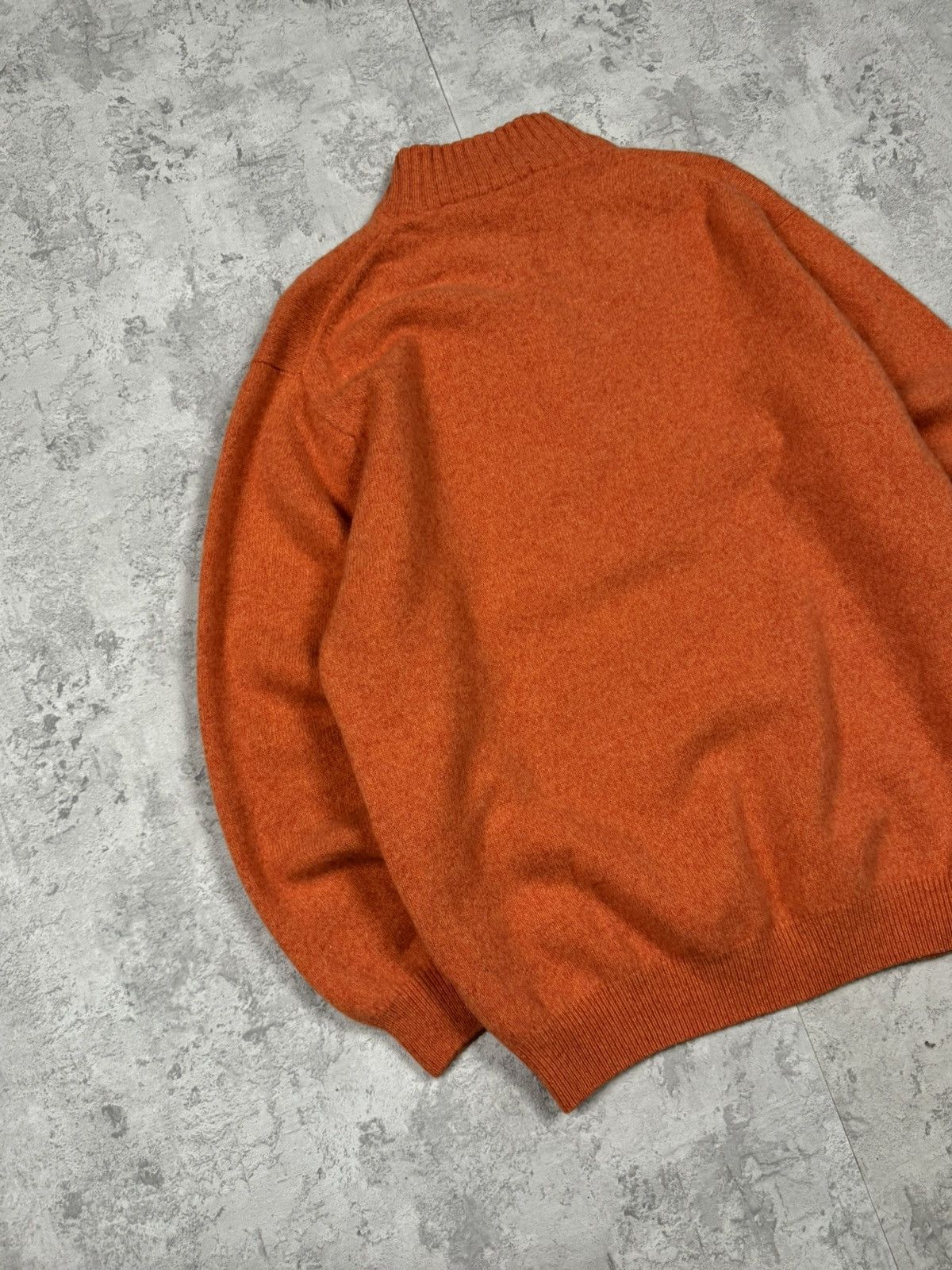 Lacoste Lacoste Half Zip Knit Sweater Orange Size 7 Size US L / EU 52-54 / 3 - 8 Thumbnail