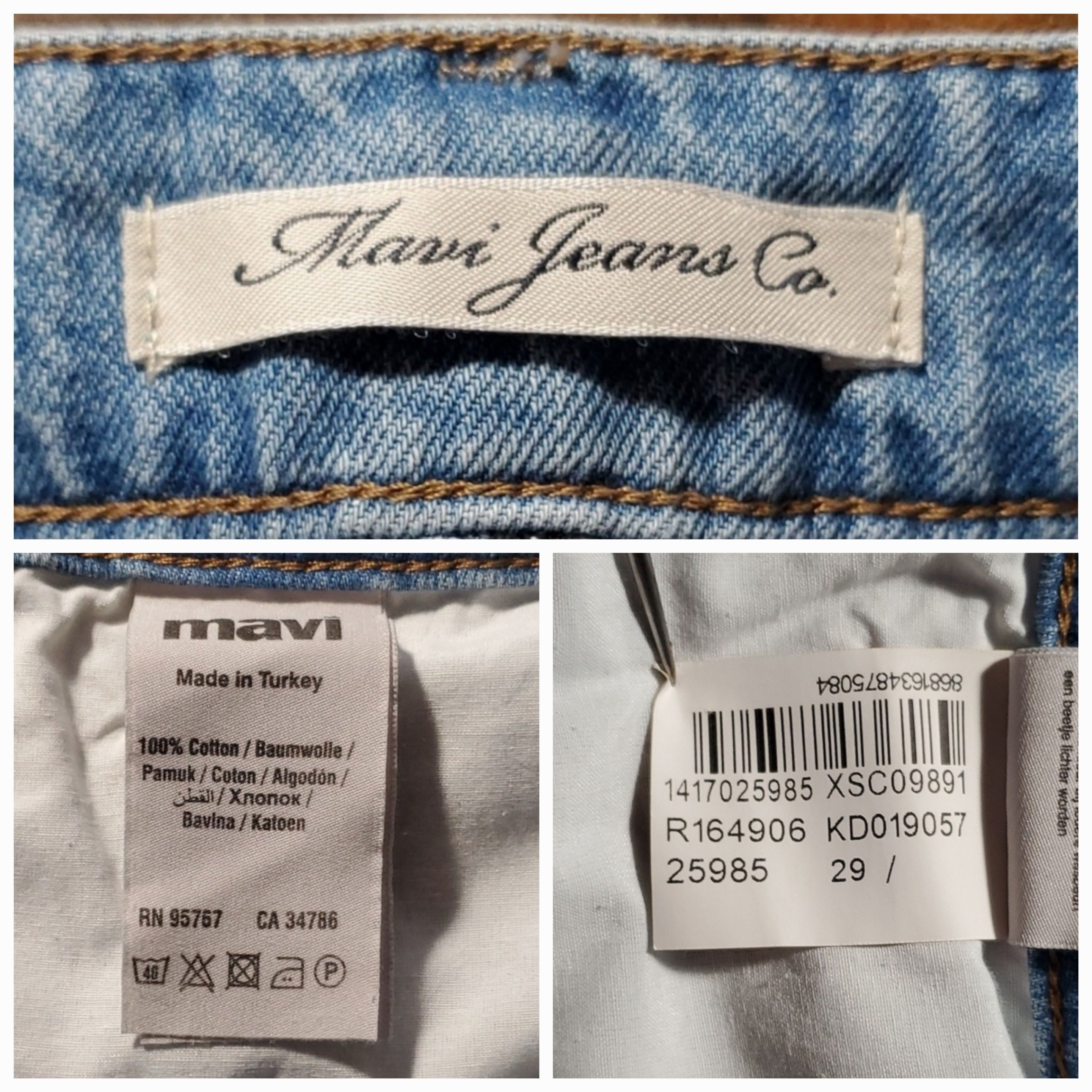 Mavi Mavi Size 29/9 Jean Shorts Denim Cut Off Tie Fly Cotton Blue Size 30" / US 8 / IT 44 - 8 Thumbnail