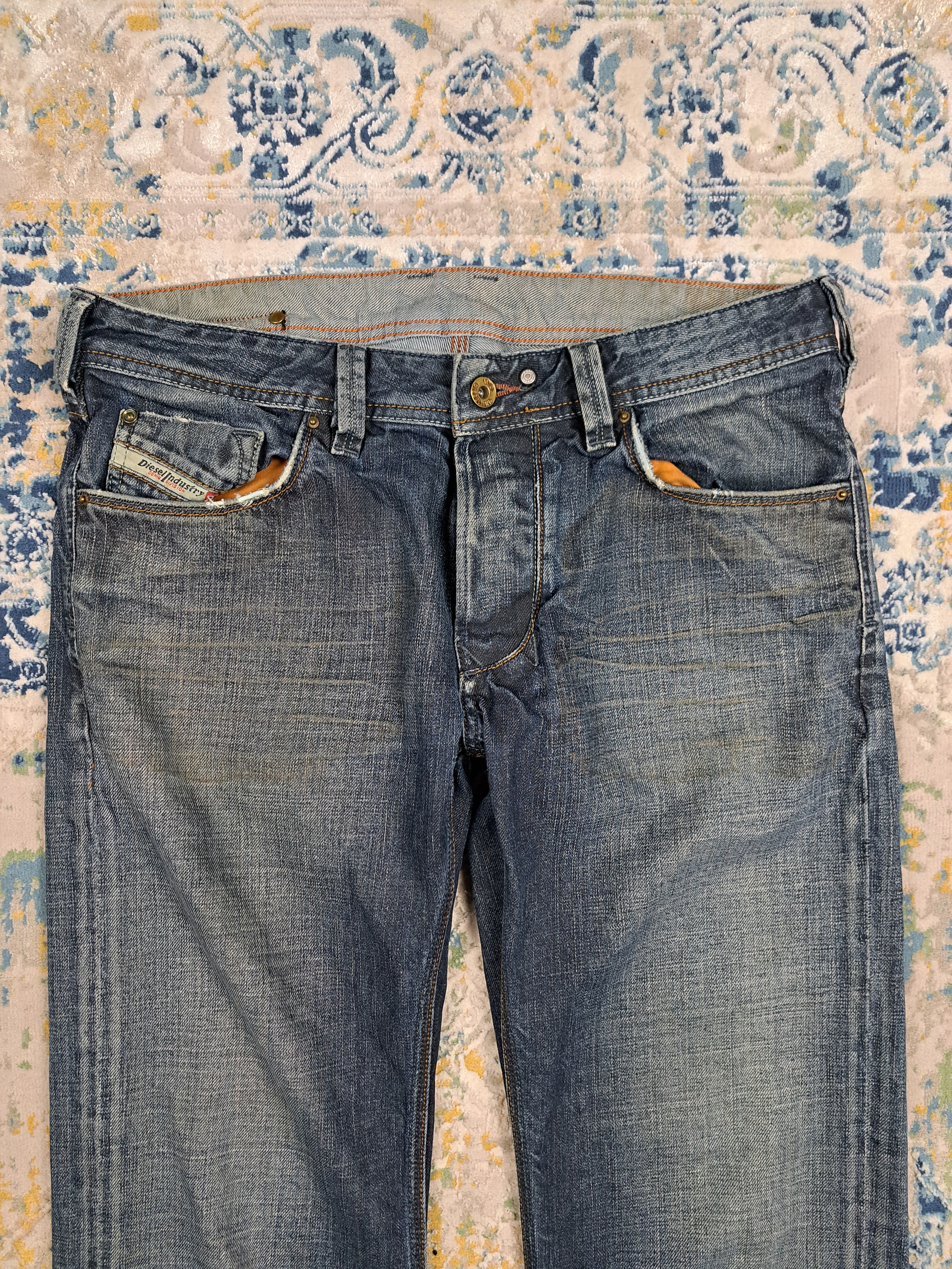 Diesel Diesel Straight Fit Jeans Archive Washed Denim Size US 31 - 5 Thumbnail