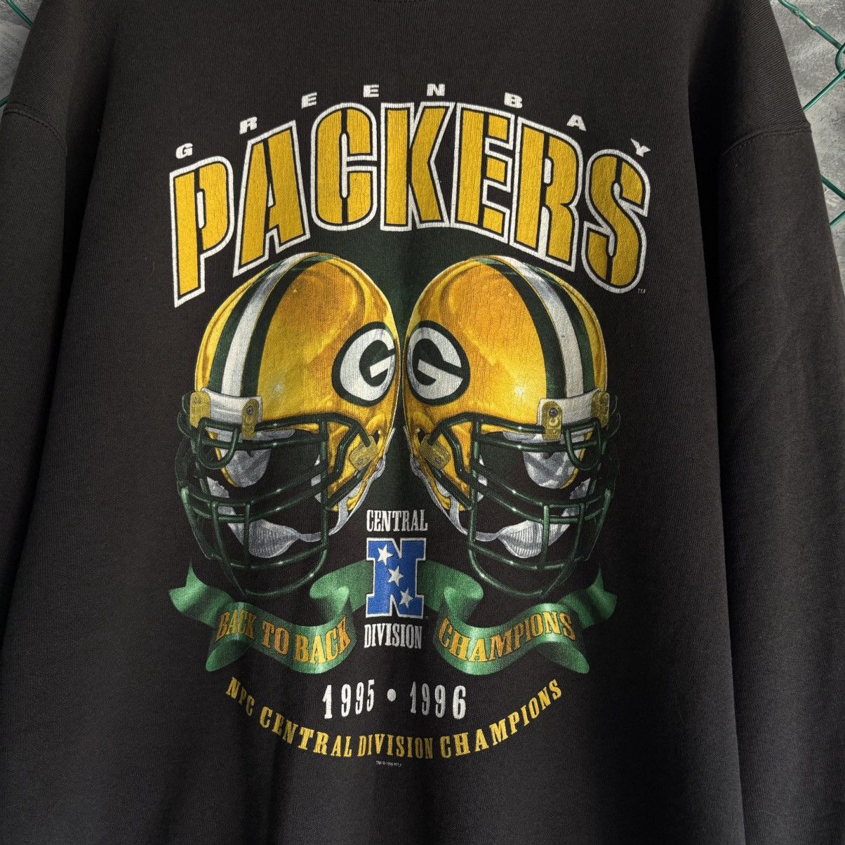 Pro Player vintage pro player sweatshirt Mens XL Faded Black Green Bay Size US XL / EU 56 / 4 - 2 Thumbnail