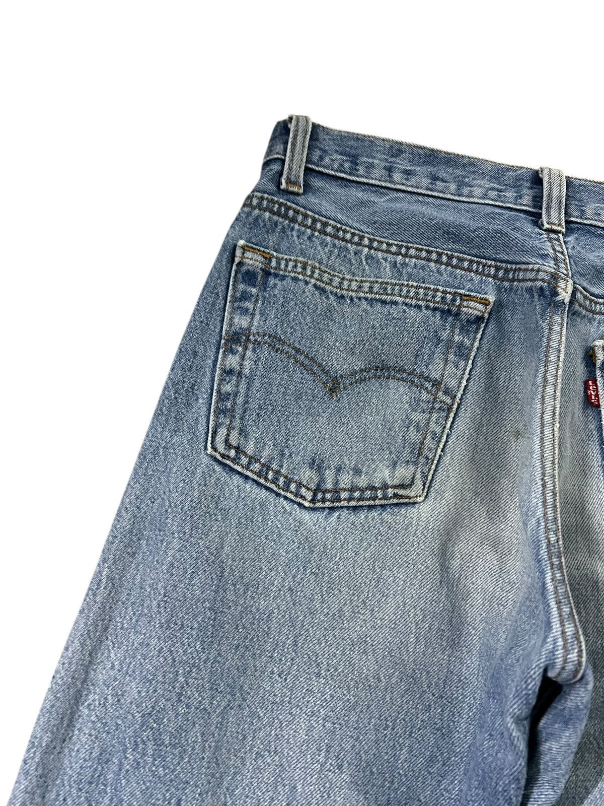 Levi's 80’s Vintage Levi’s 501 Mud Wash Jean Size US 29 - 18 Thumbnail