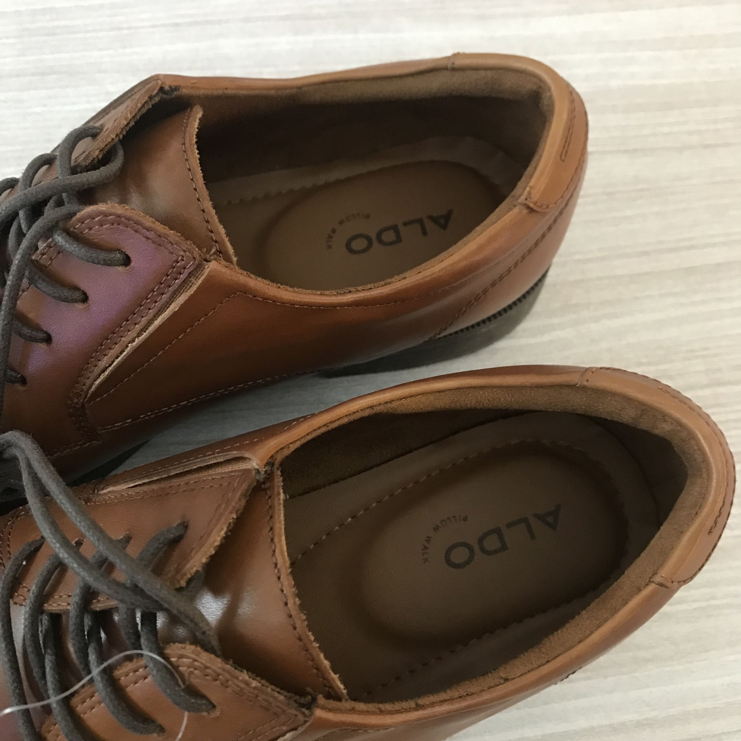 Aldo Aldo Bennet Leather Brown Shoes Officer formal shoes Size US 6.5 / EU 39-40 - 11 Thumbnail