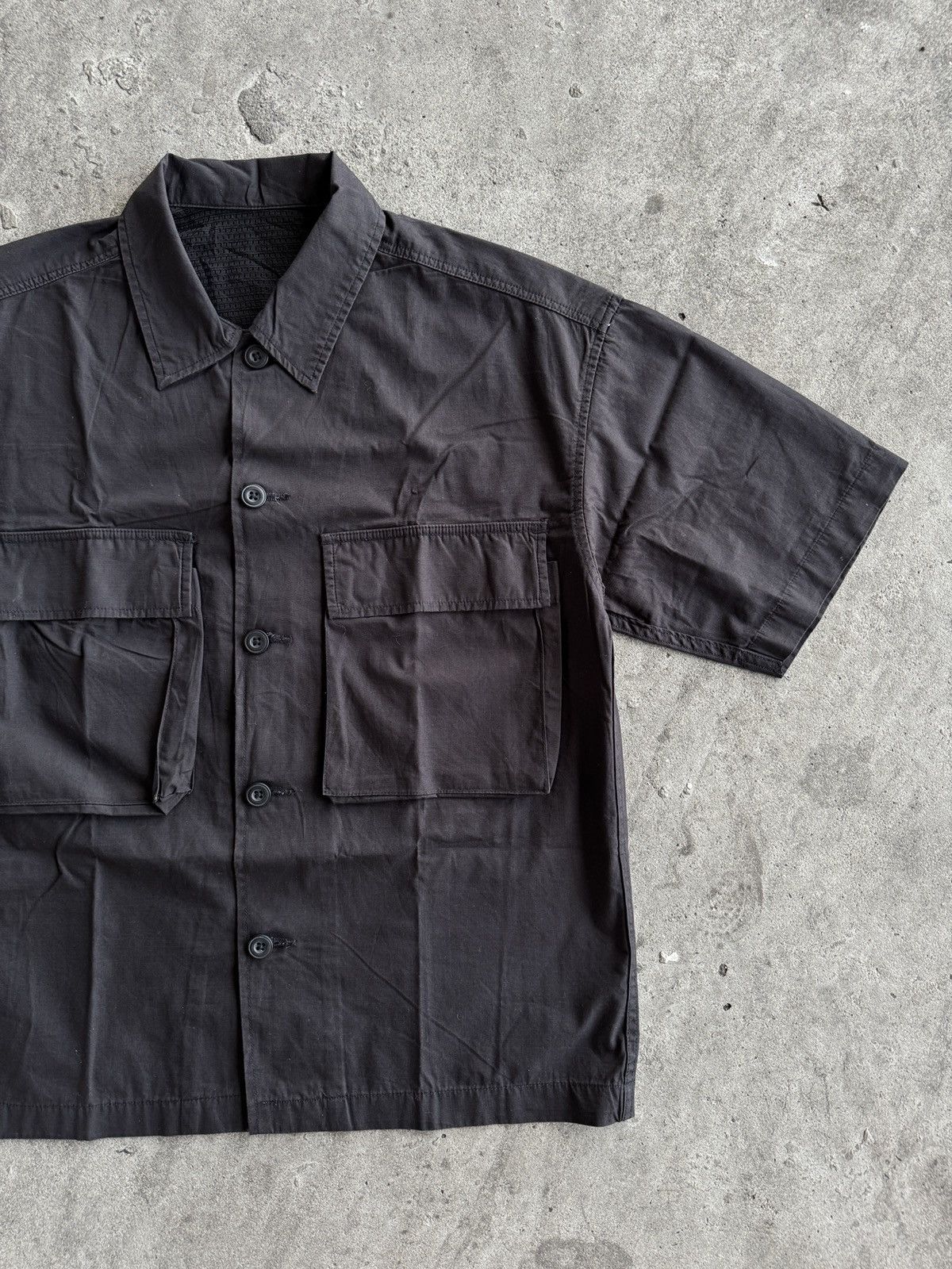 Japanese Brand GU Japanese Brand Workwear Design Double Pocket Shirts Size US L / EU 52-54 / 3 - 3 Thumbnail