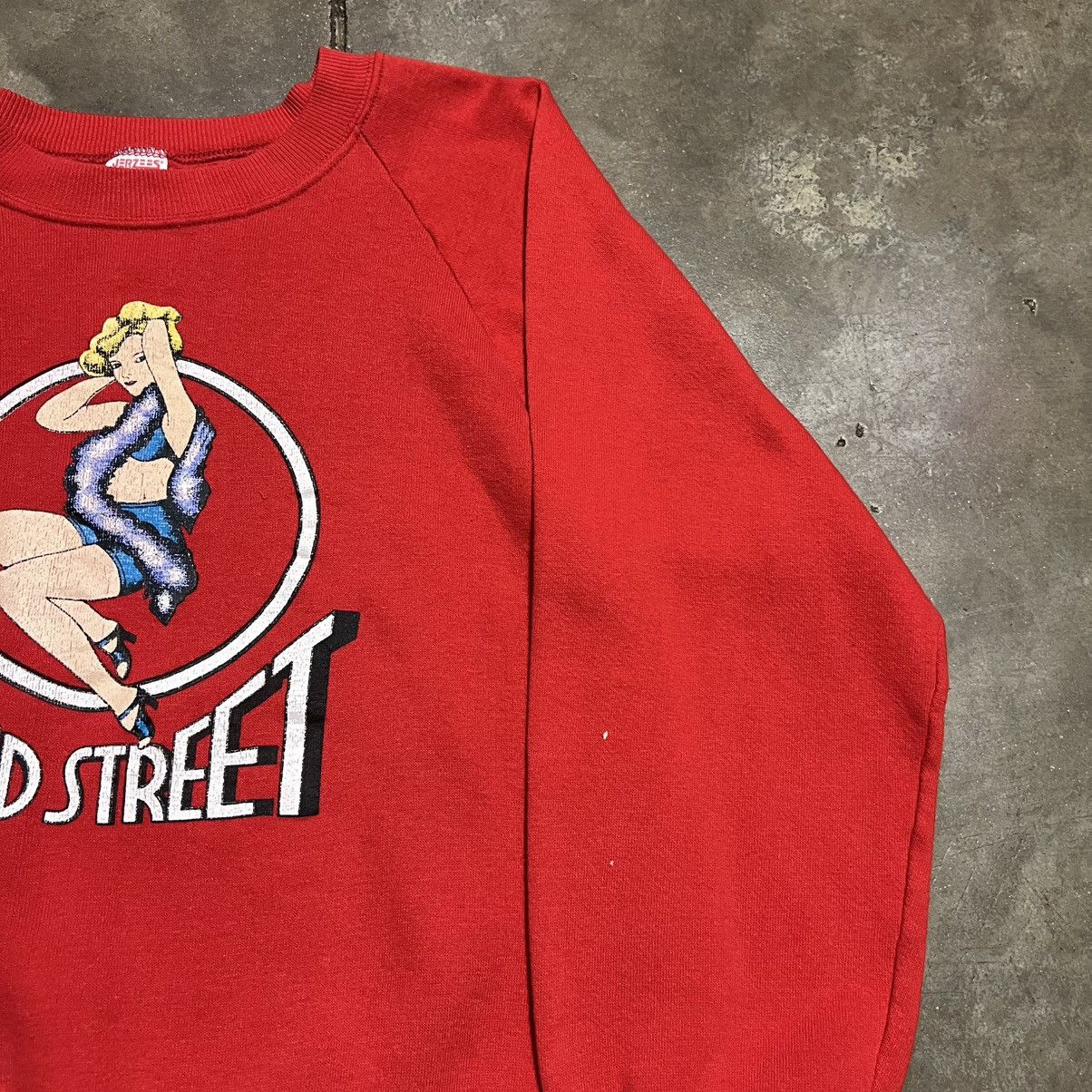 Vintage Vintage 42nd St Musical Crewneck Sweatshirt Raglan 80s USA Size US S / EU 44-46 / 1 - 7 Thumbnail